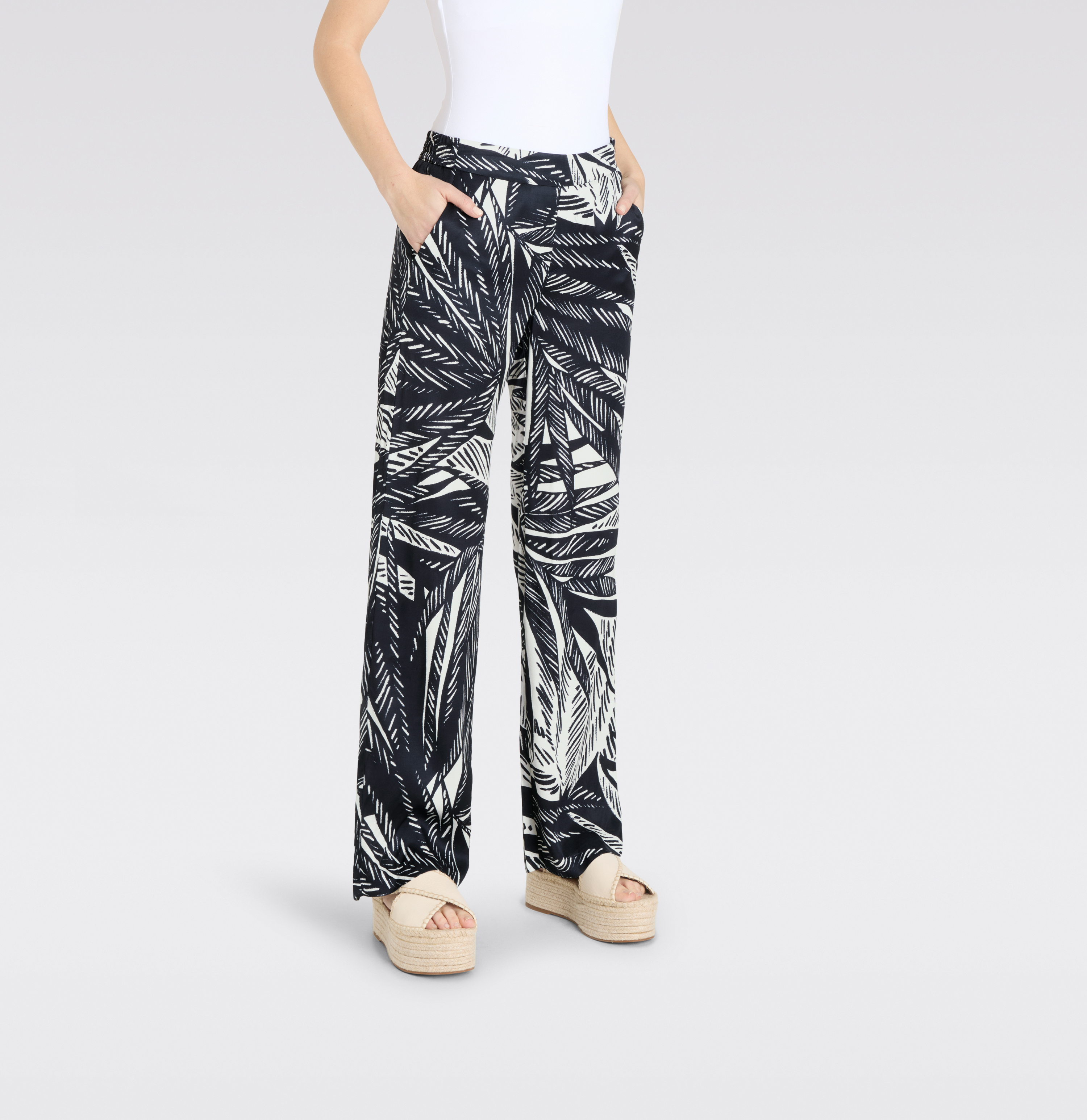MAC JEANS - CHIARA, Viscose summer print