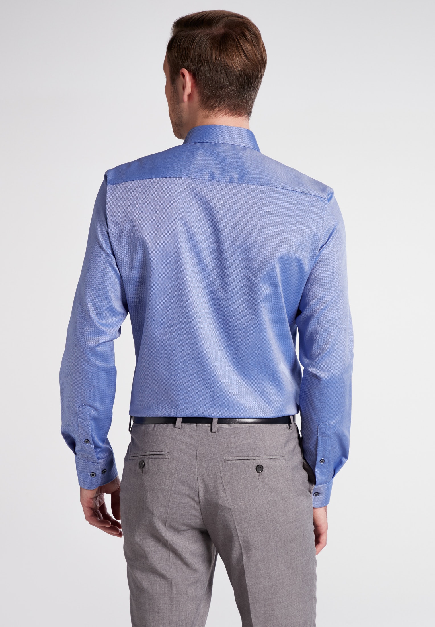 ETERNA LANGARM HEMD SLIM FIT NATTÉ