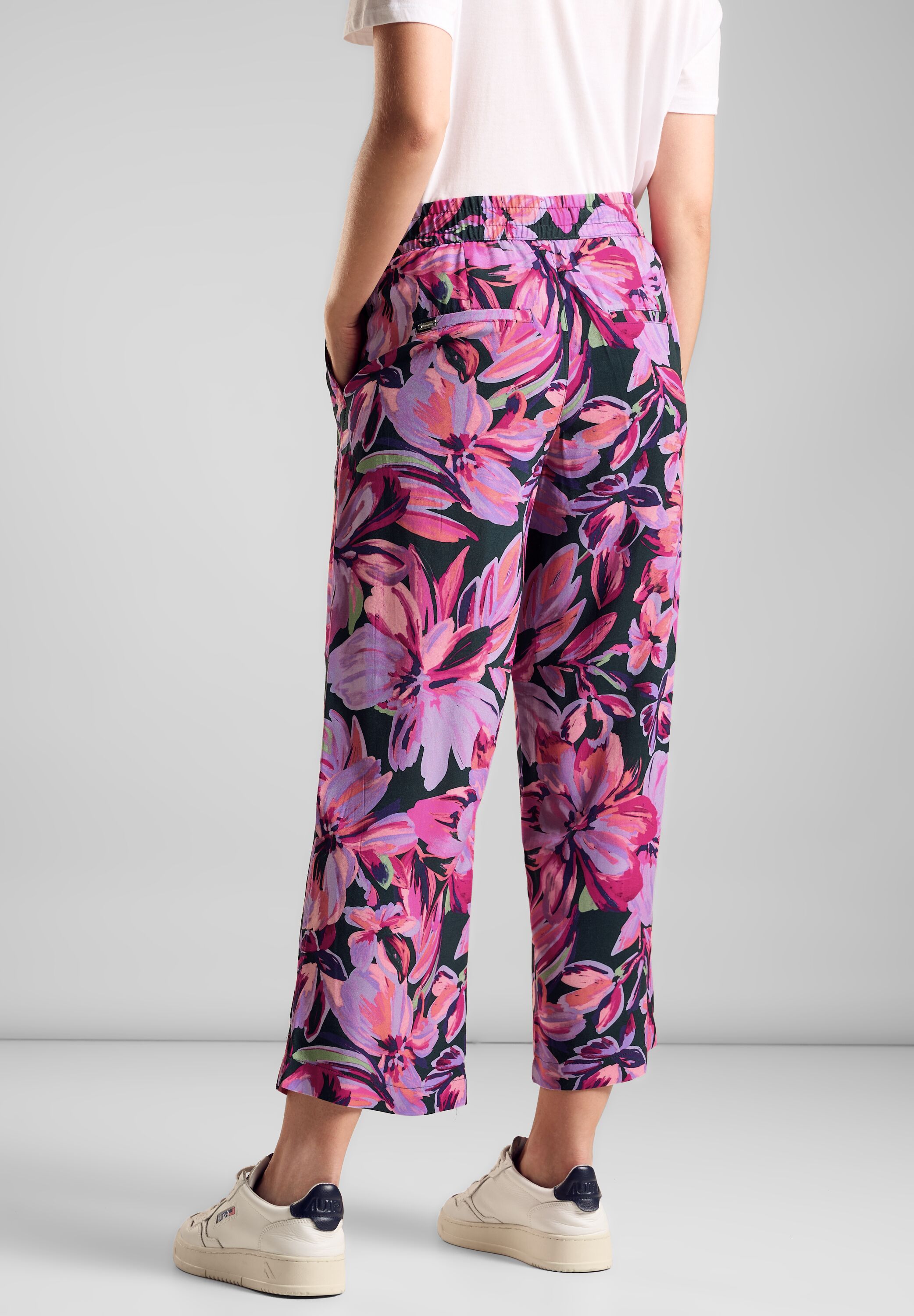 Wide Legs Print Hose