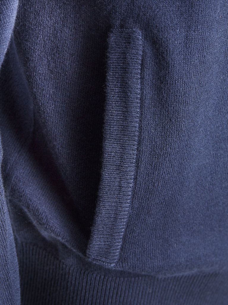 JJEMIL KNIT TURTLE ZIP CARDIGAN