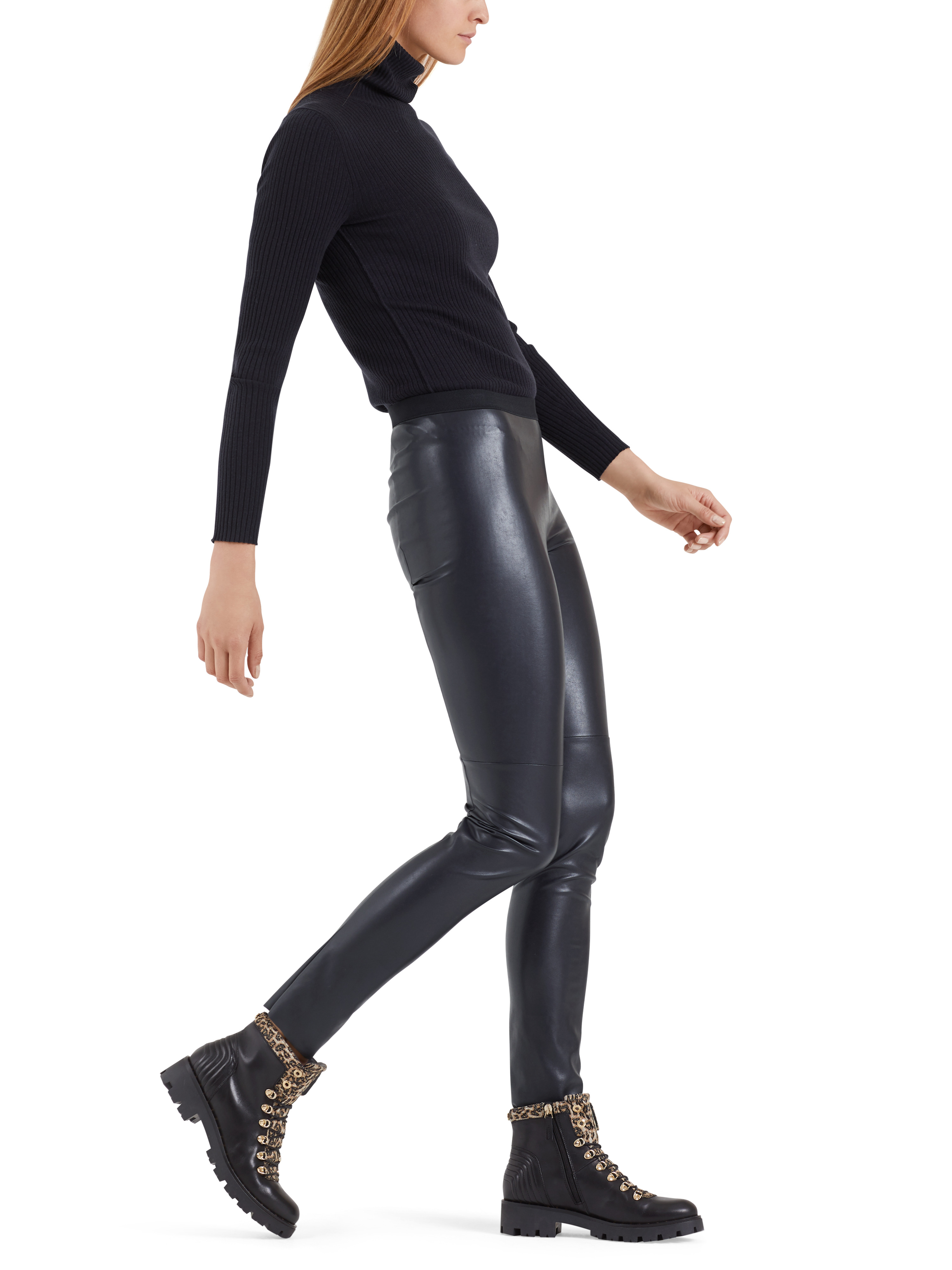 Leggings aus Kunstleder