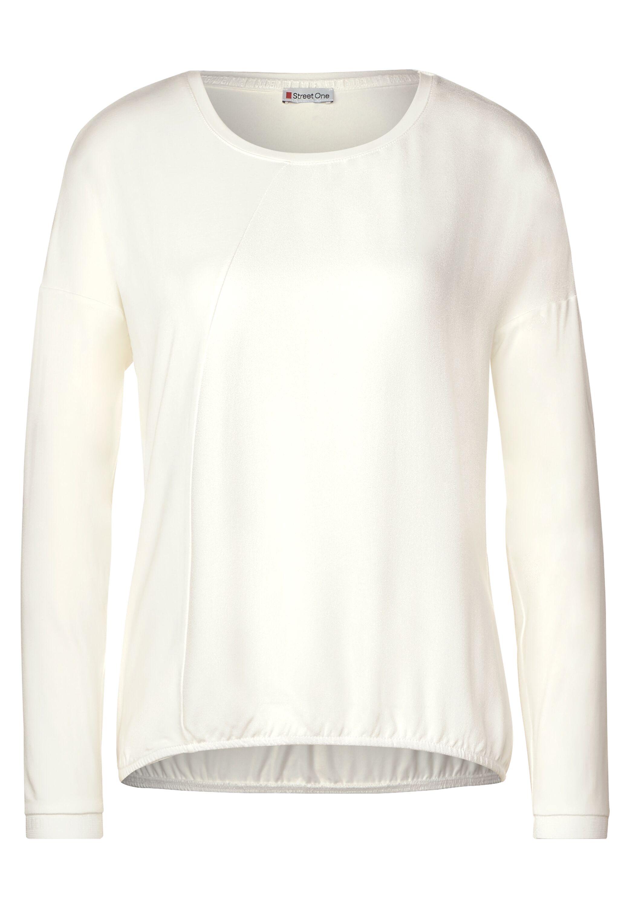 Shirt mit Materialmix