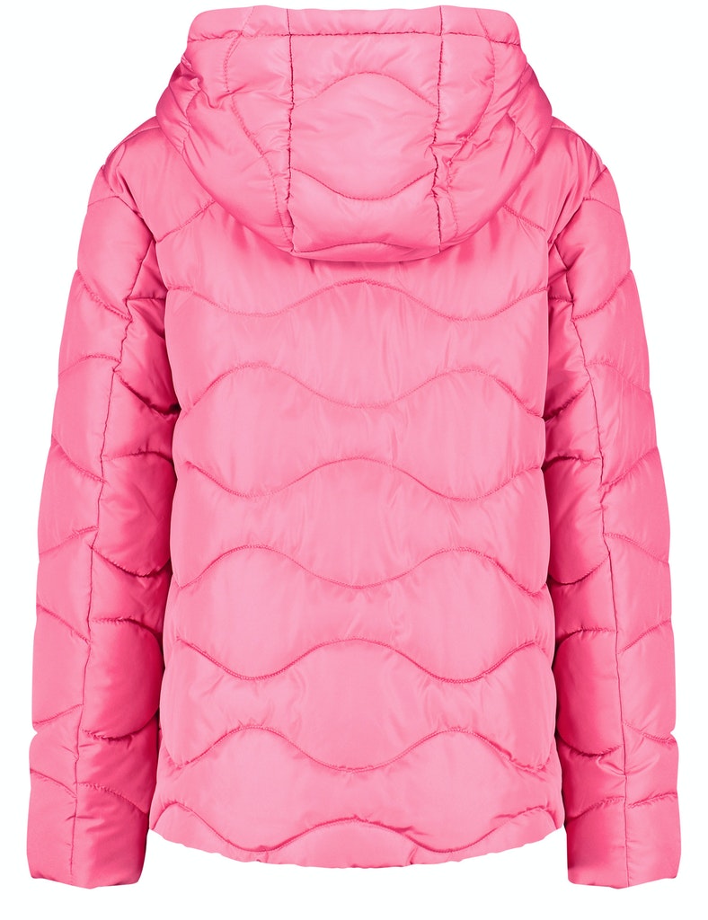 Jacke mit Wellenstepp