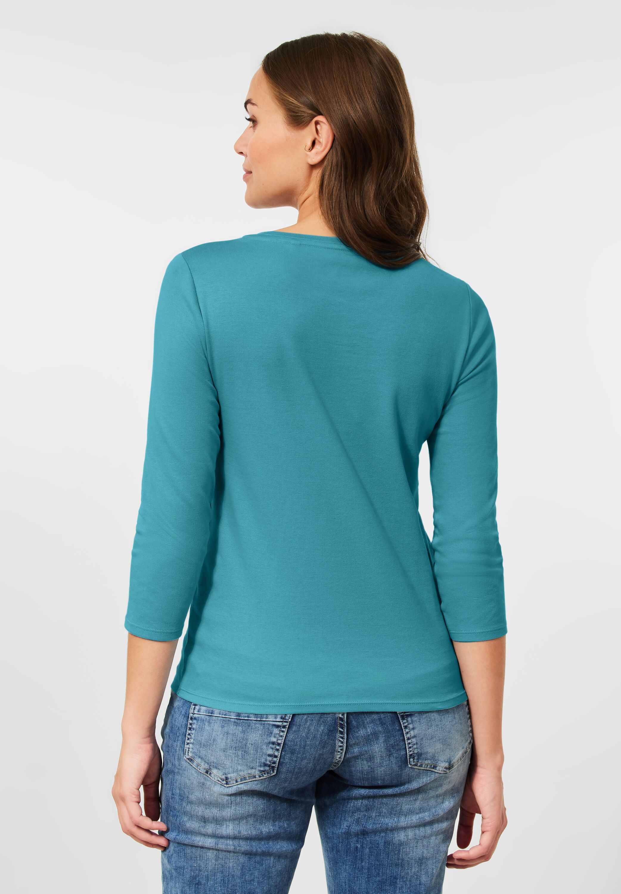 Basic Shirt in Unifarbe
