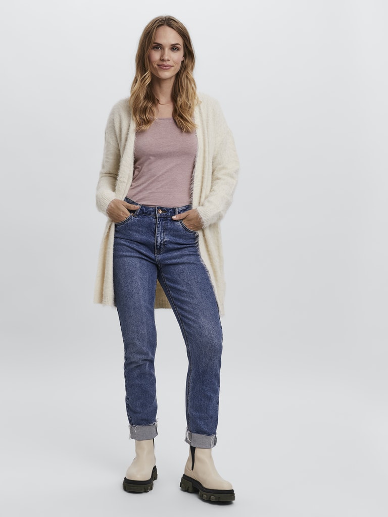 VMPOILU LS LONG OPEN CARDIGAN LCS