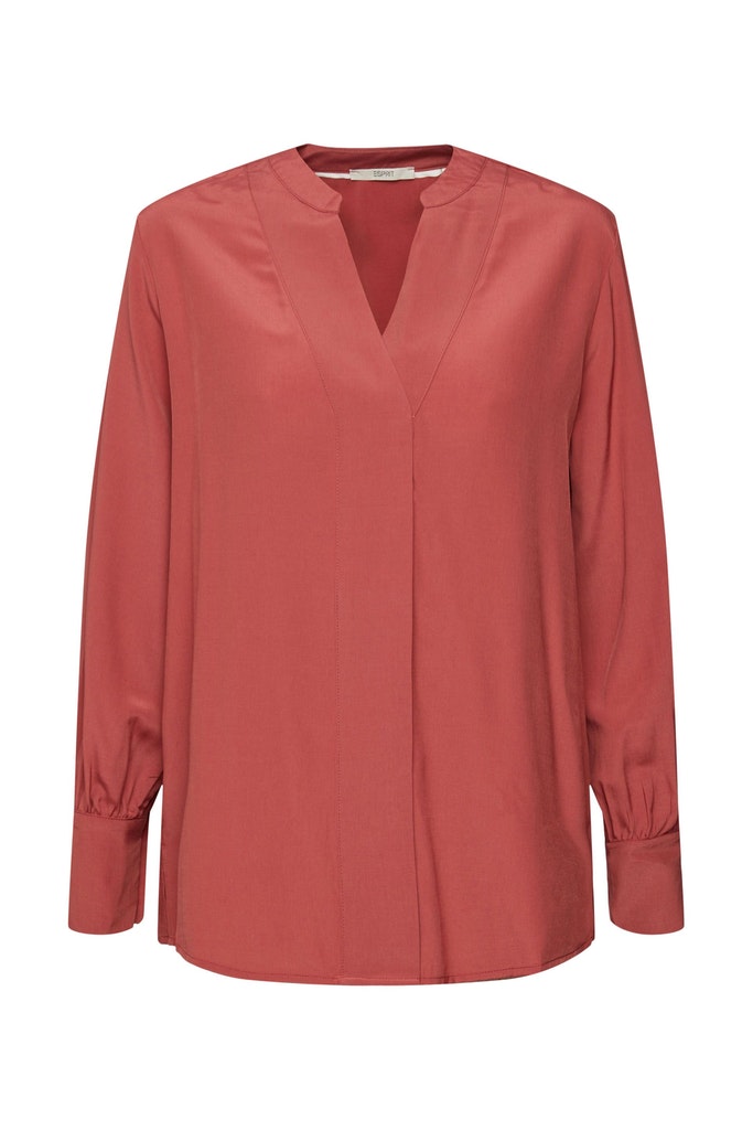 Women Blouses woven long sleeve