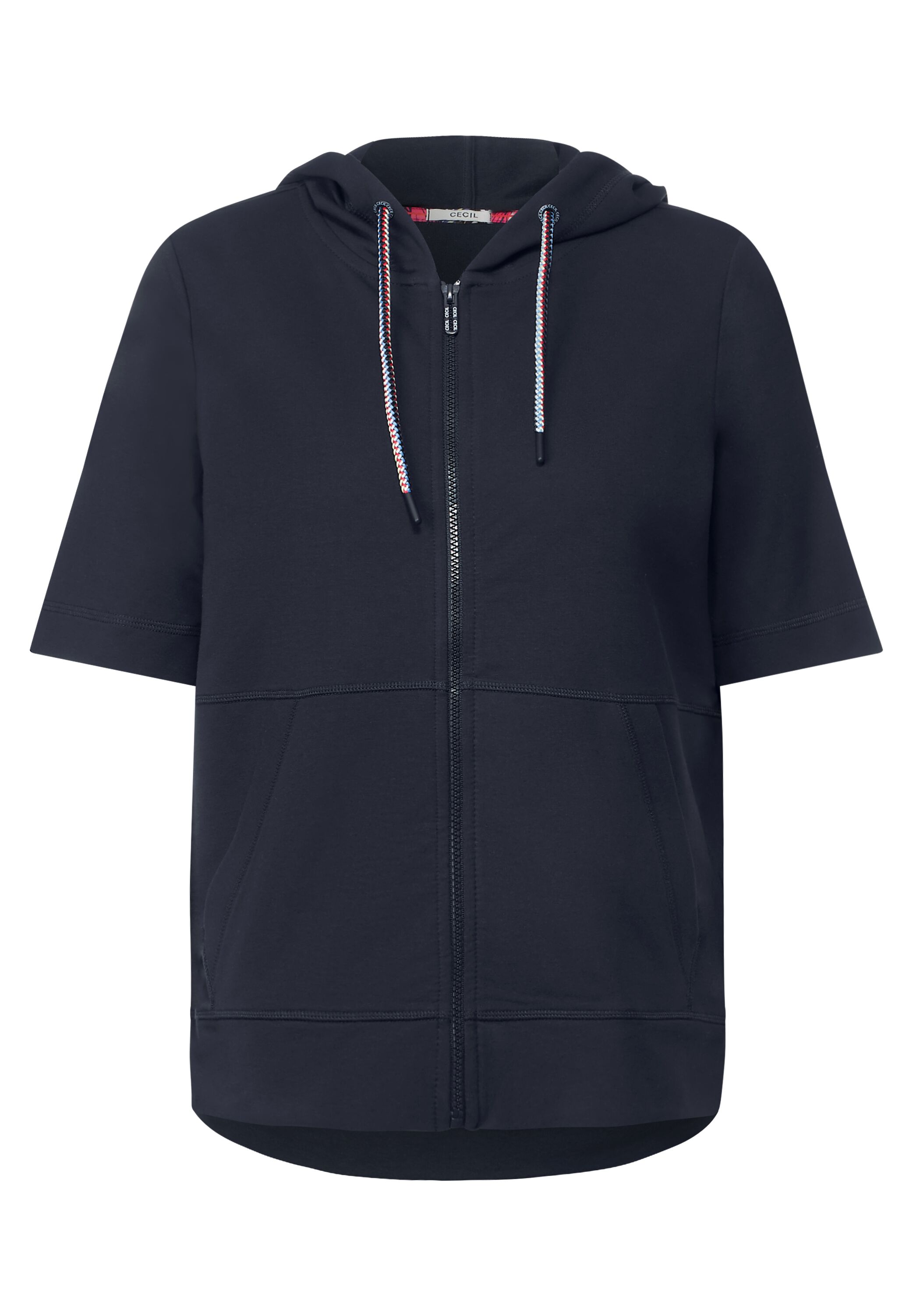 Kurzarm Sweatjacke