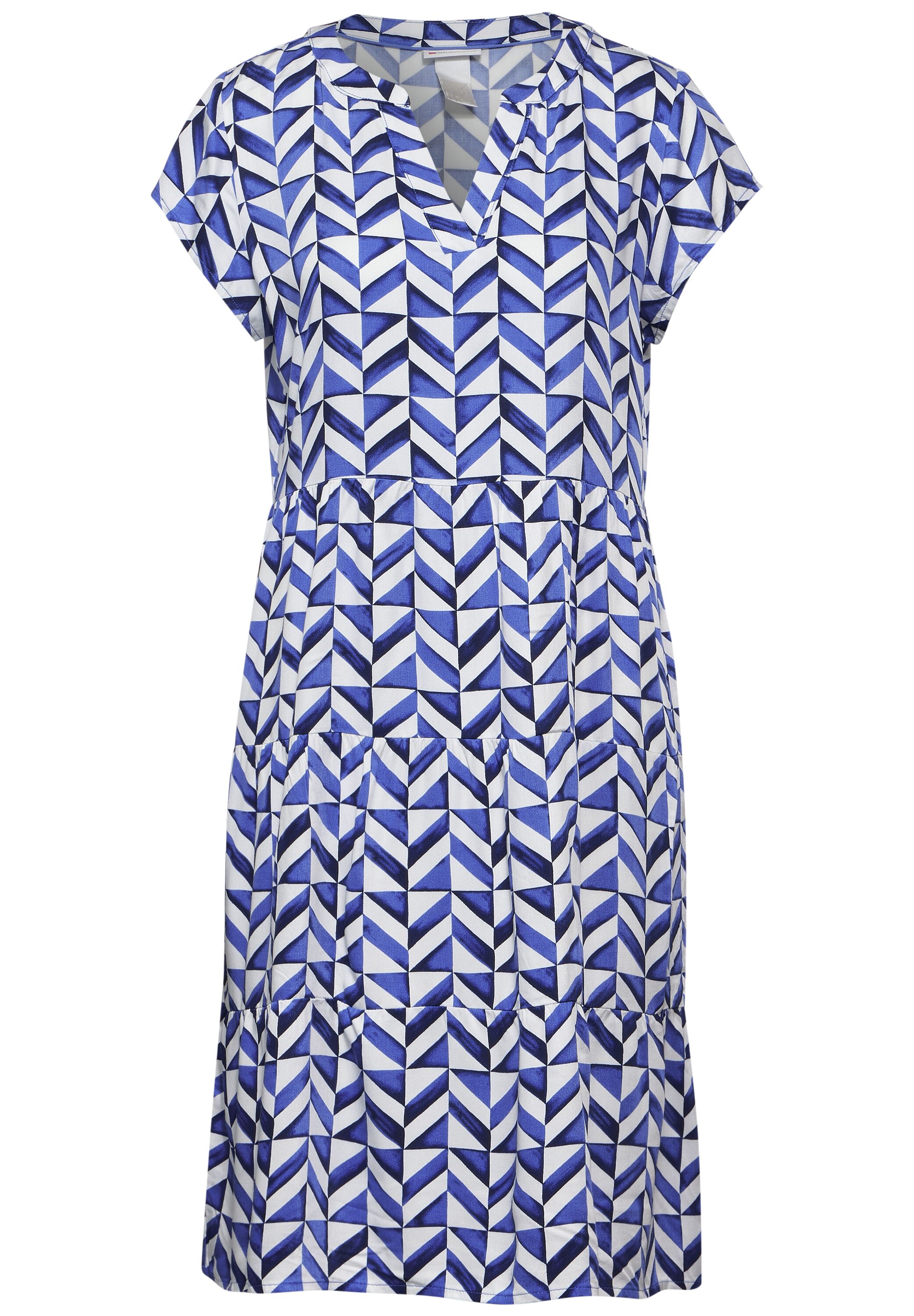 Struktur Kleid mit Print