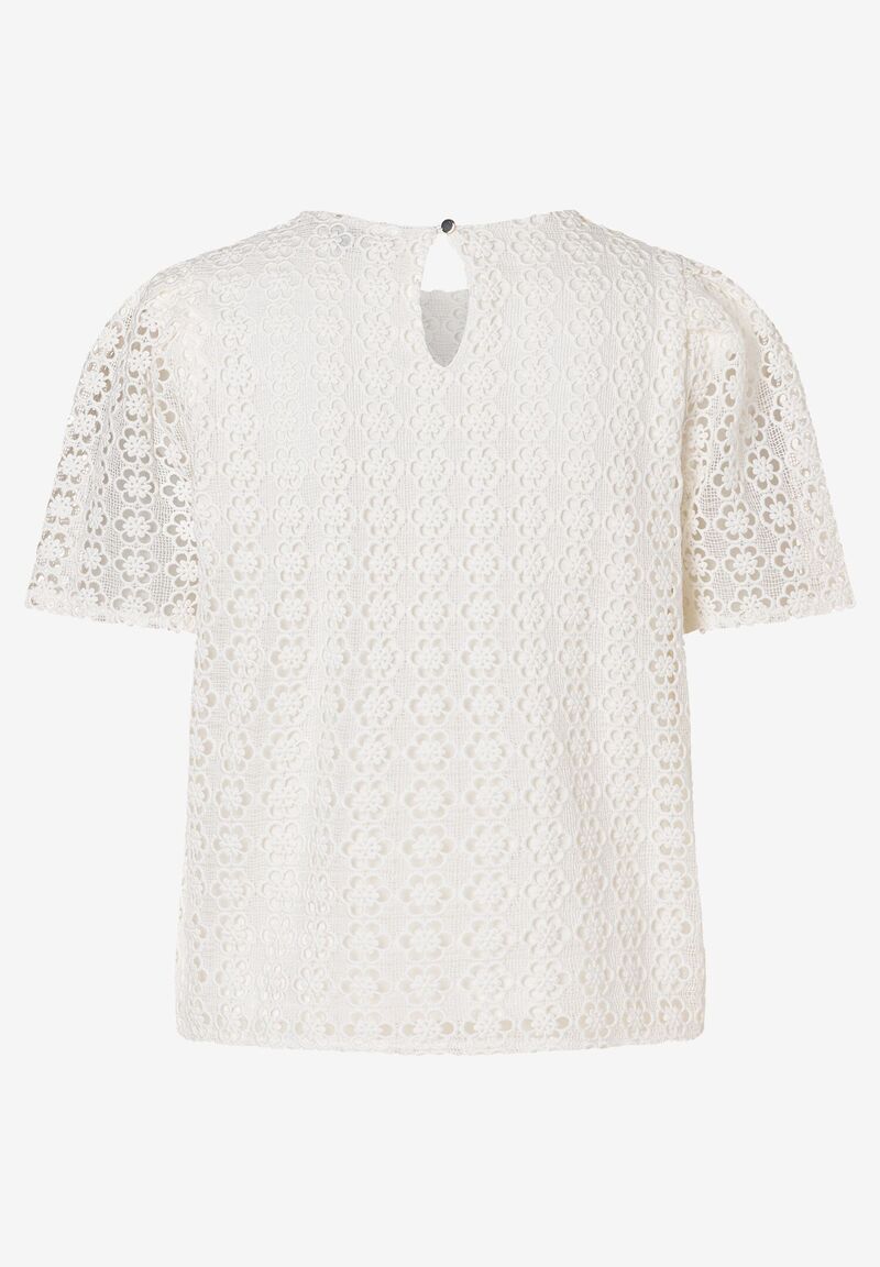 Spitzenbluse  ecru  Sommer-Kollektion