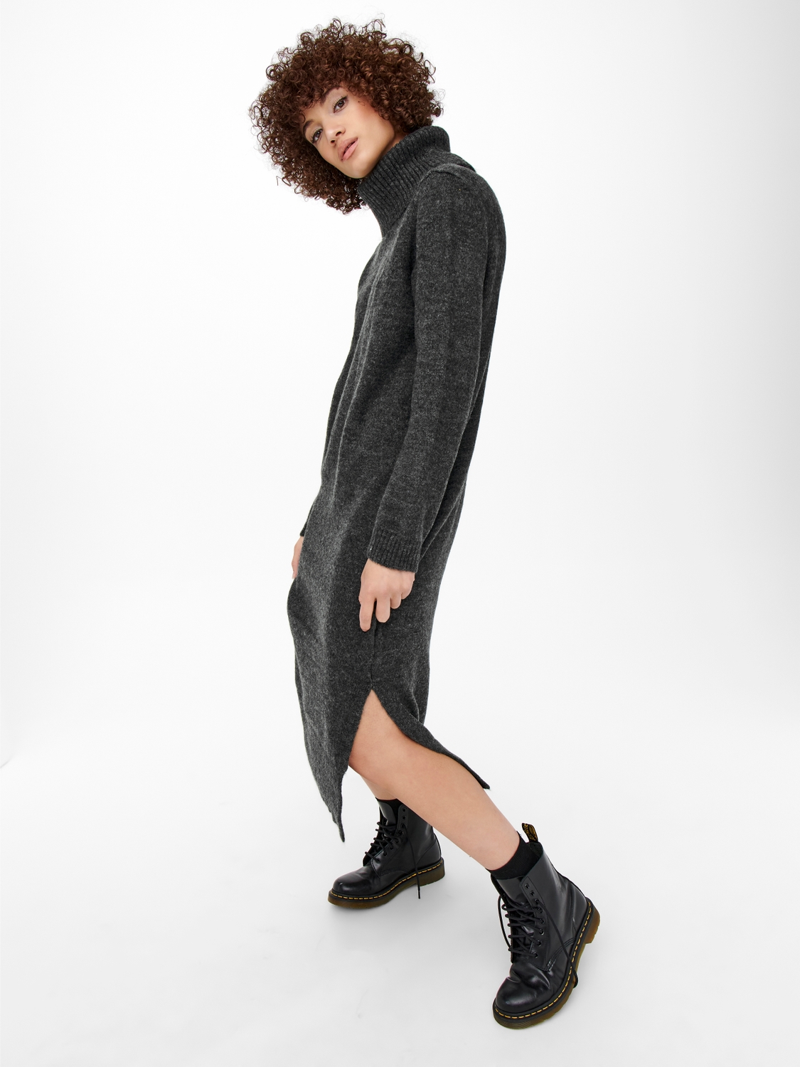 ONLBRANDIE L/S ROLLNECK DRESS KNT NOOS