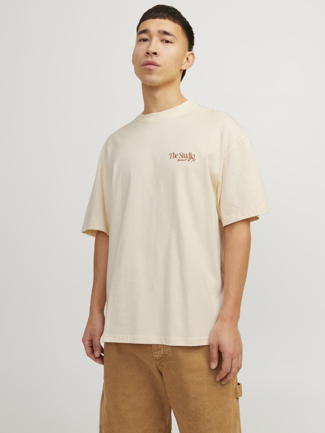 JORNOTO TYPE PHOTO TEE SS CREW NECK LN