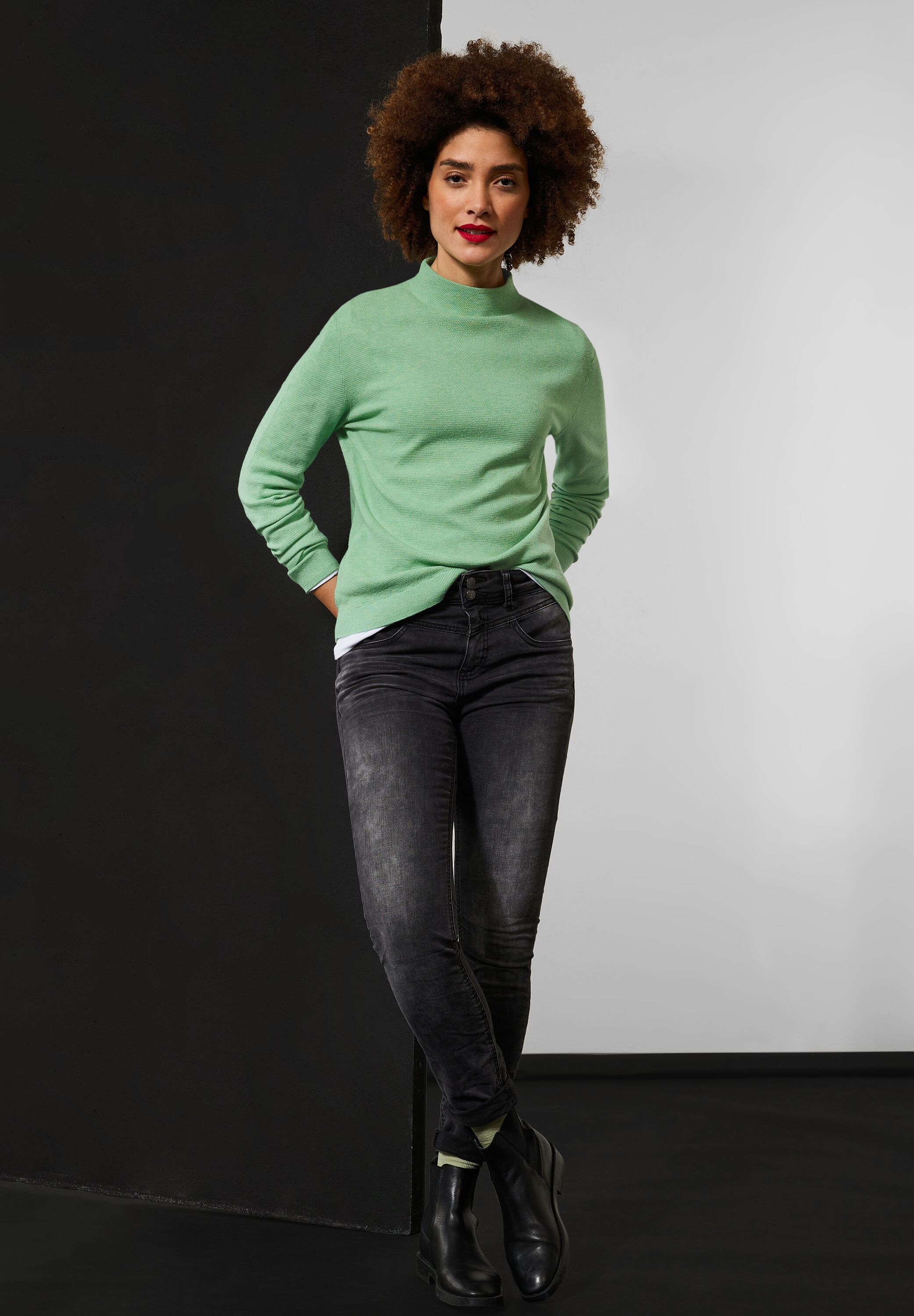 Pullover mit Struktur