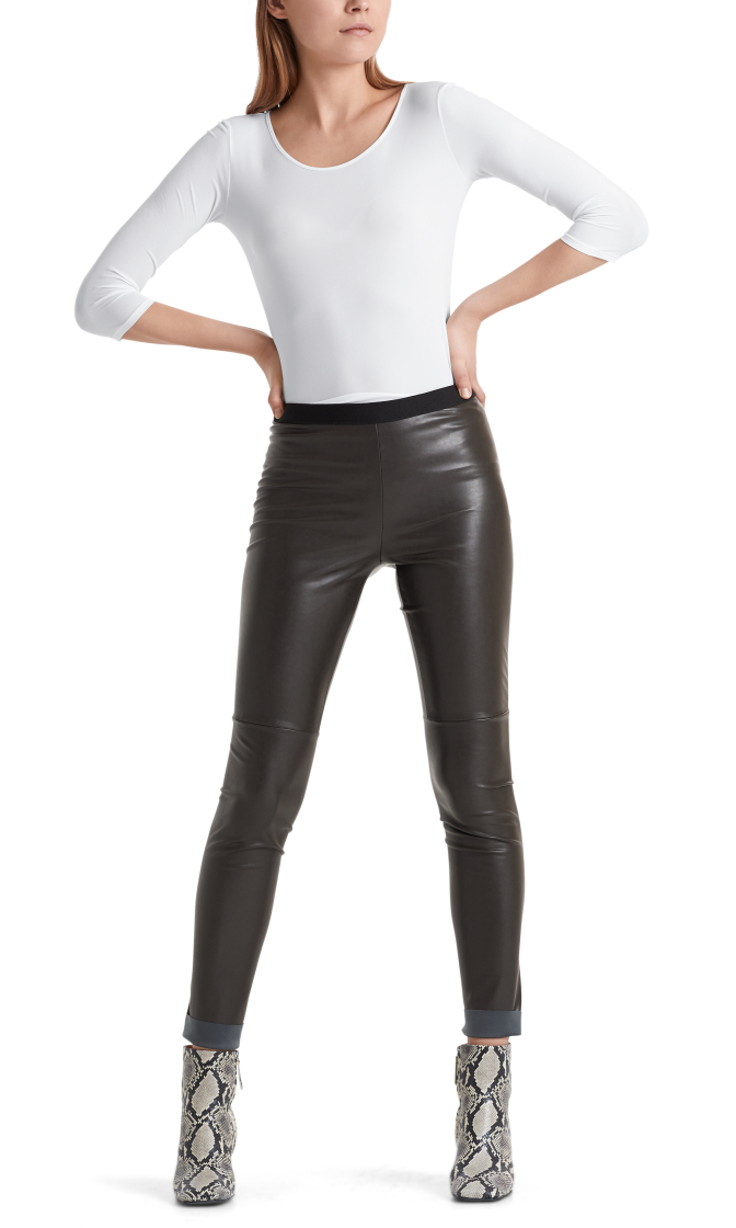 Leggings aus Kunstleder