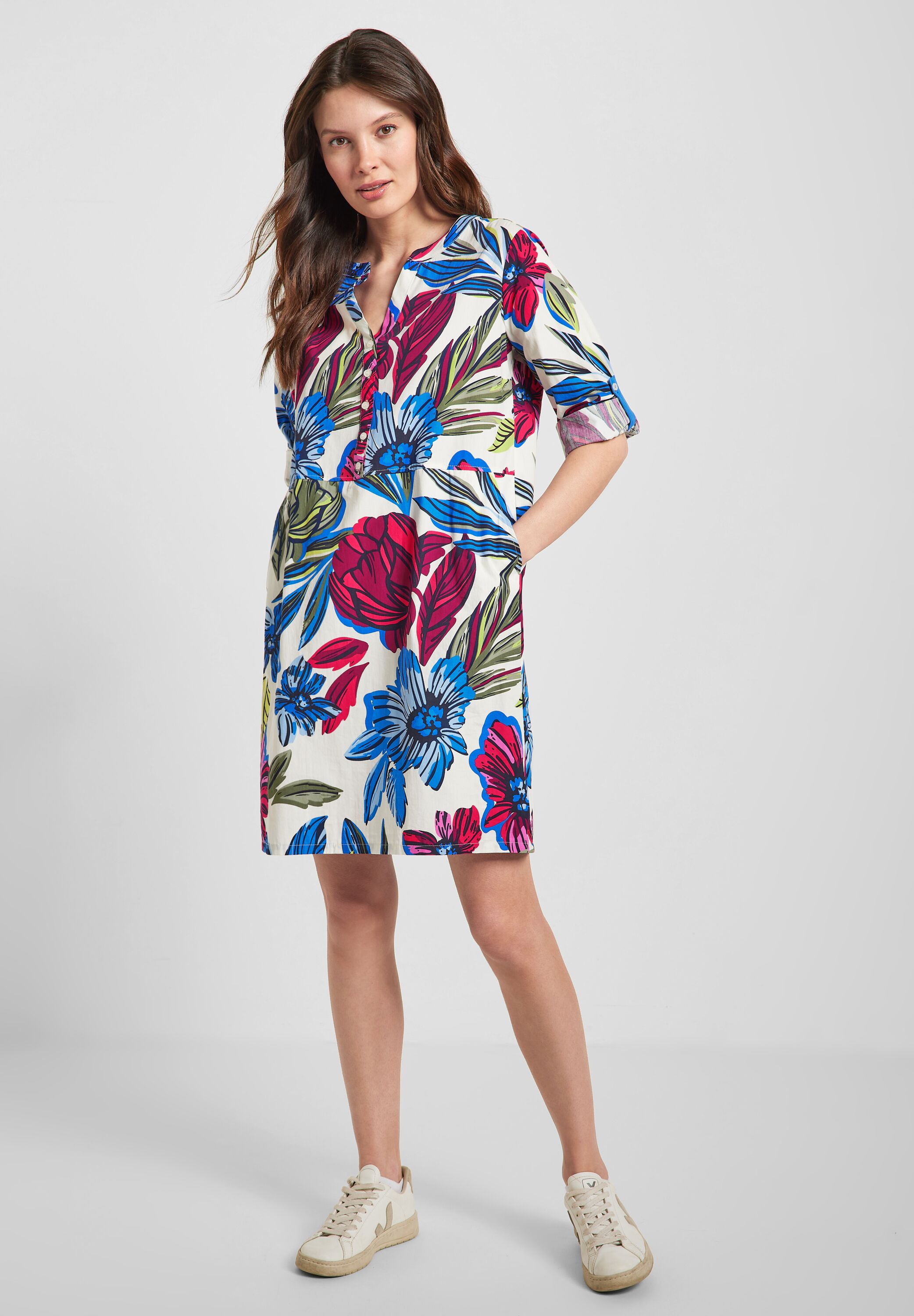Kleid mit Blumenprint