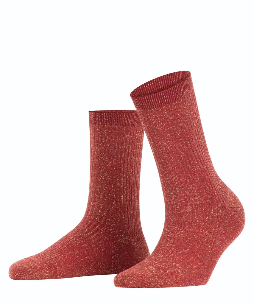 Socken Shiny Rib