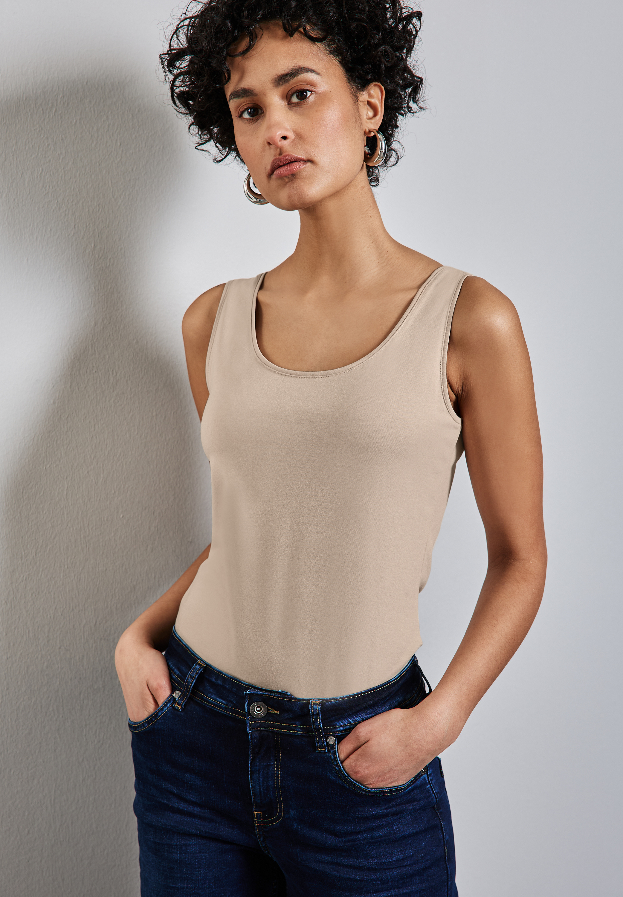 Basic Top in Unifarbe