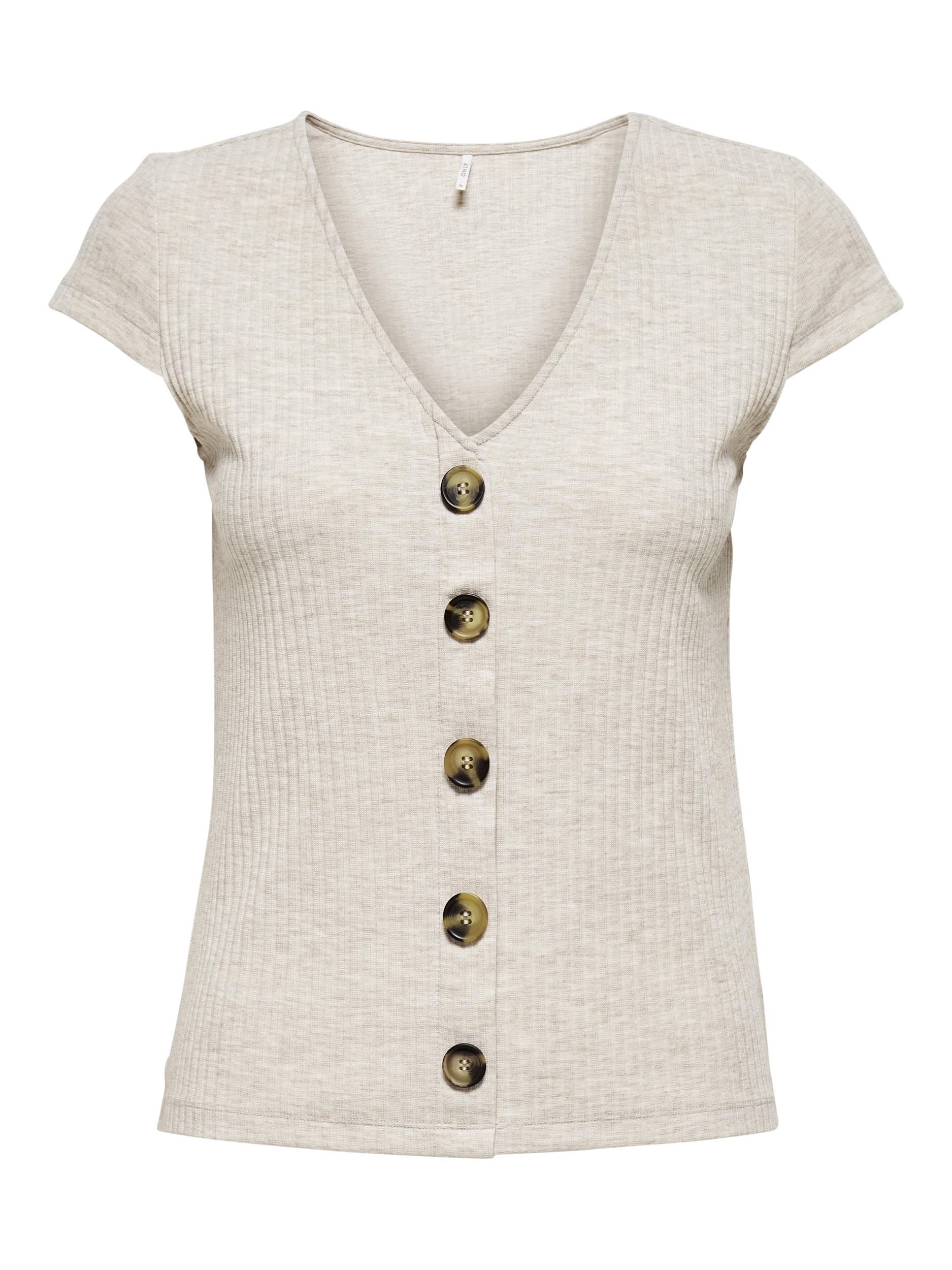 ONLNELLA S/S BUTTON TOP NOOS JRS