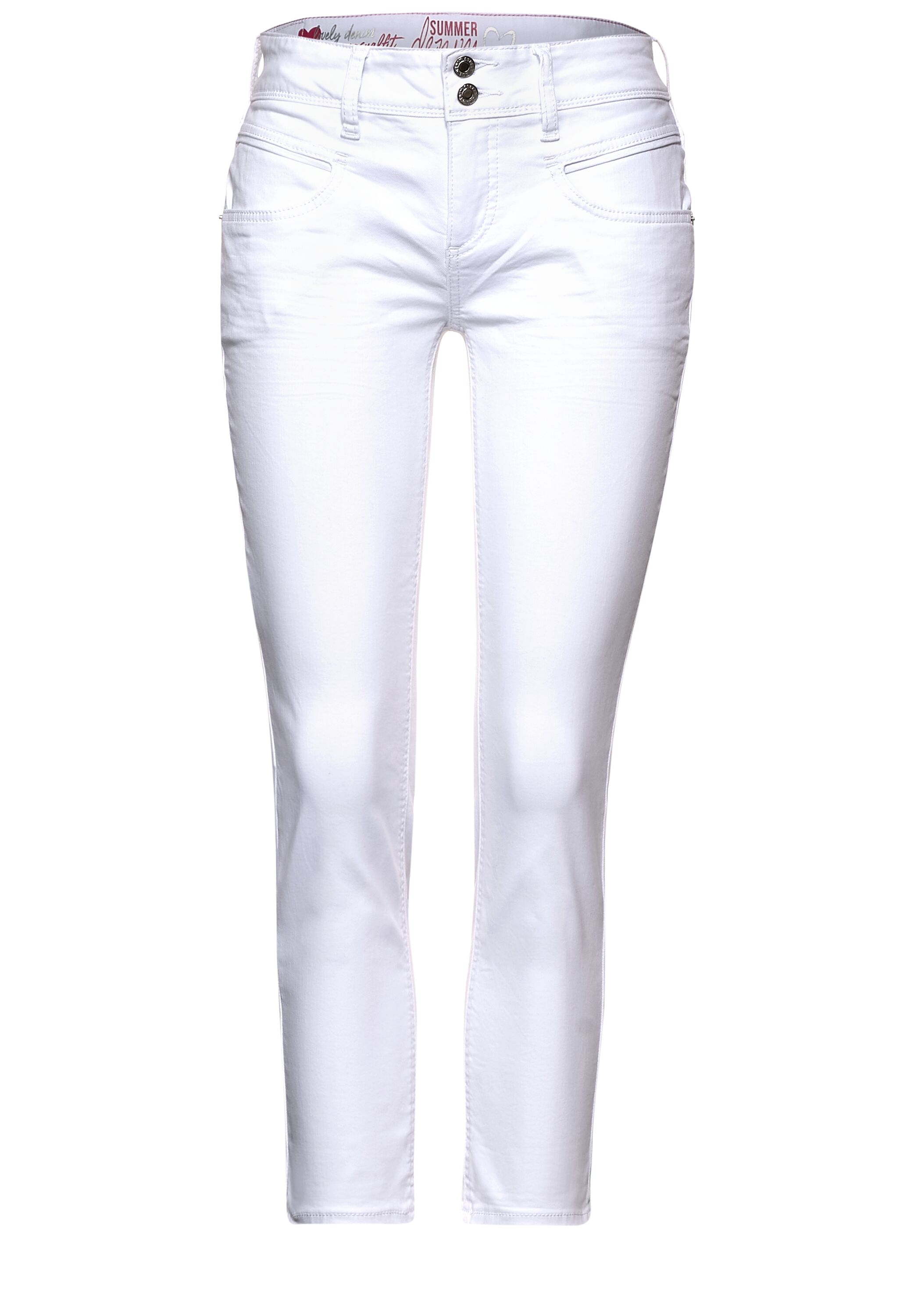 Casual Fit Denim in weiß