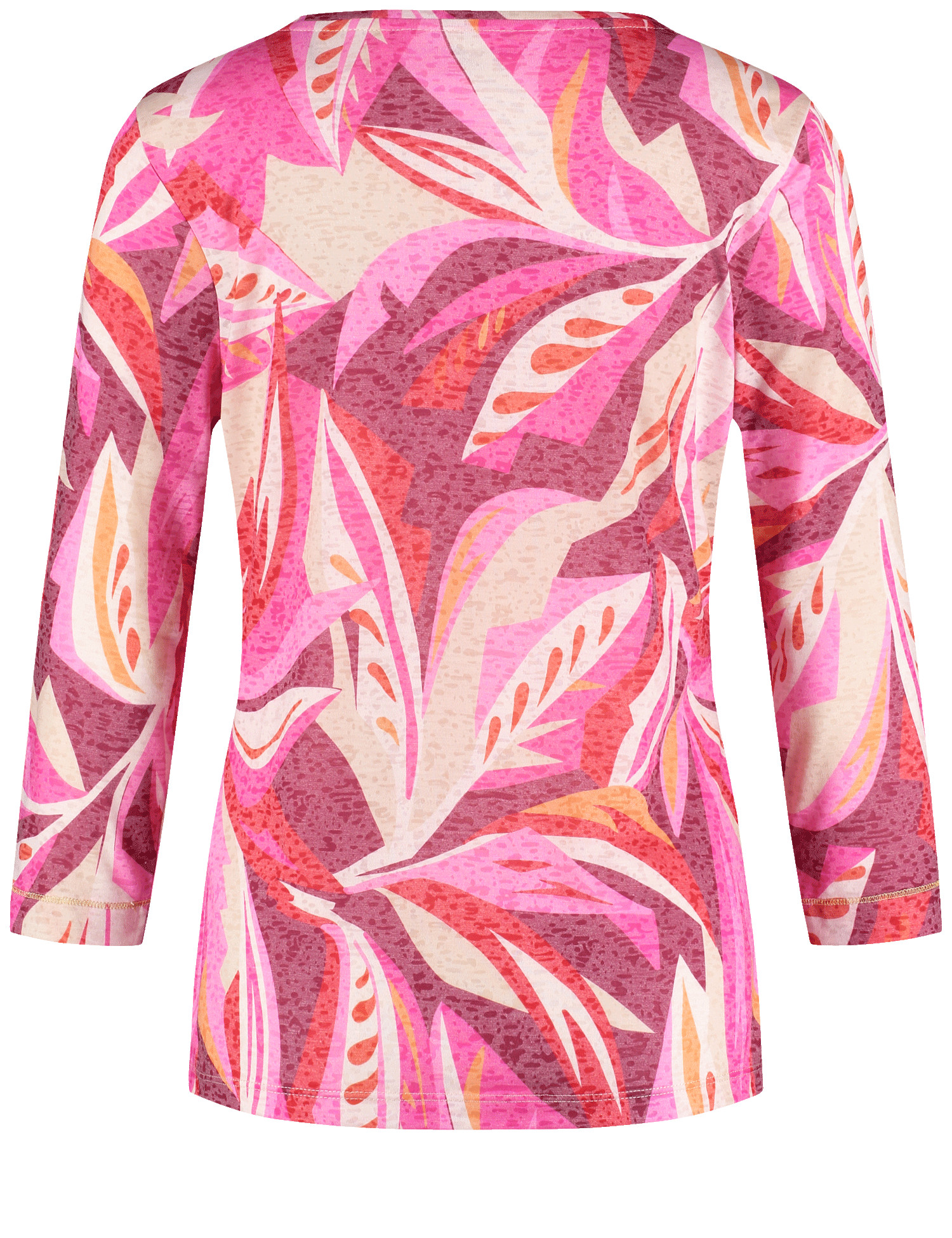 3/4 Arm Shirt in Ausbrenner-Qualität