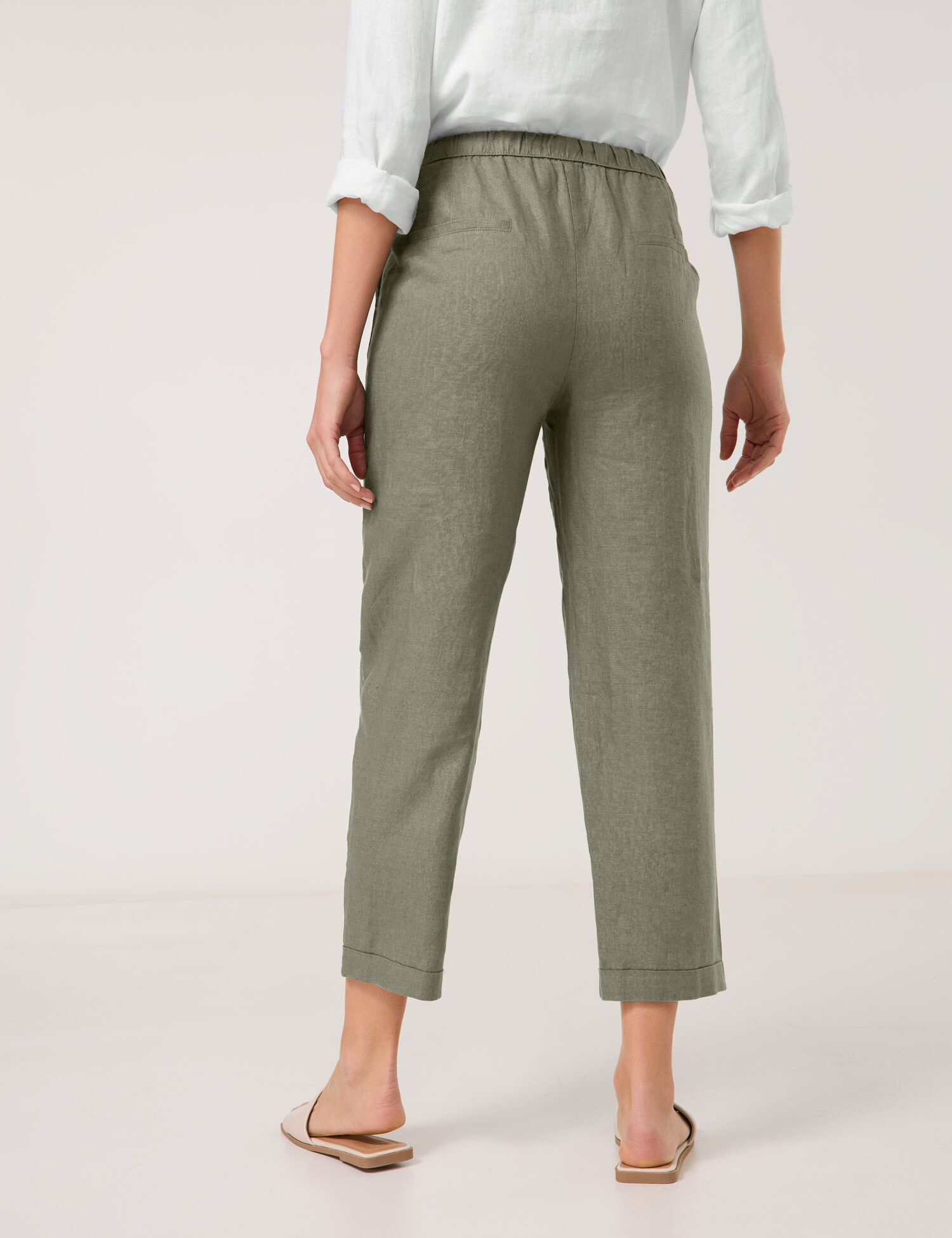 7/8 Schlupfhose aus Leinen