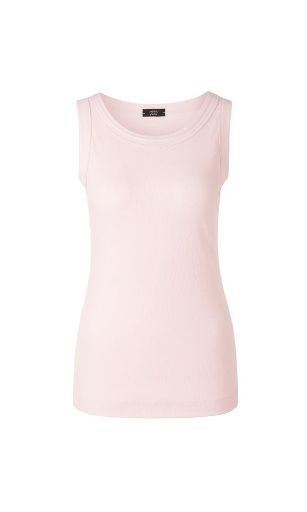 Tank Top aus Ripp-Jersey