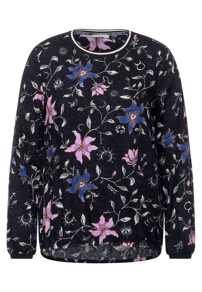 Bluse mit Blumen Print