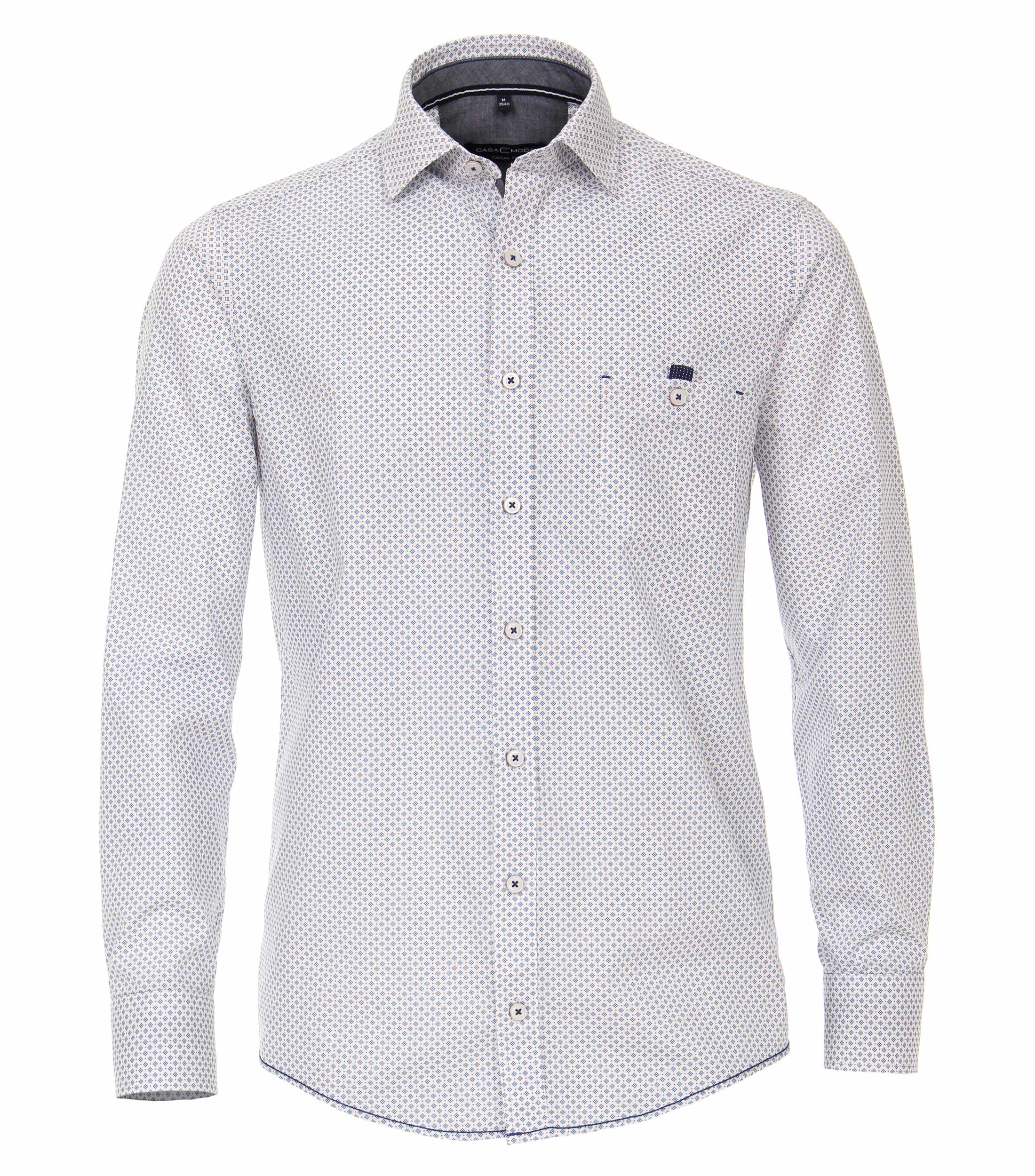 Popeline Hemd Print