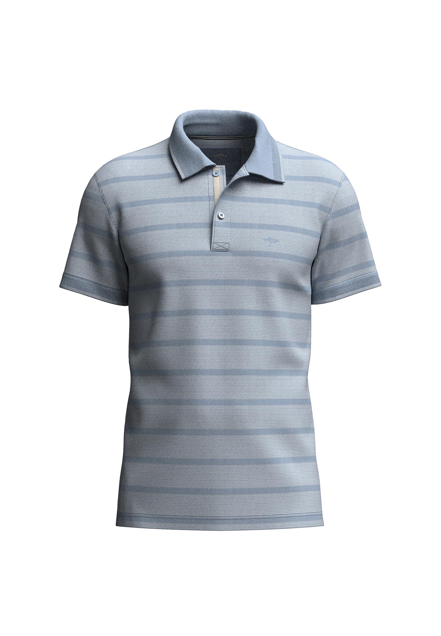 Polo, 2-Tone, fine stripe