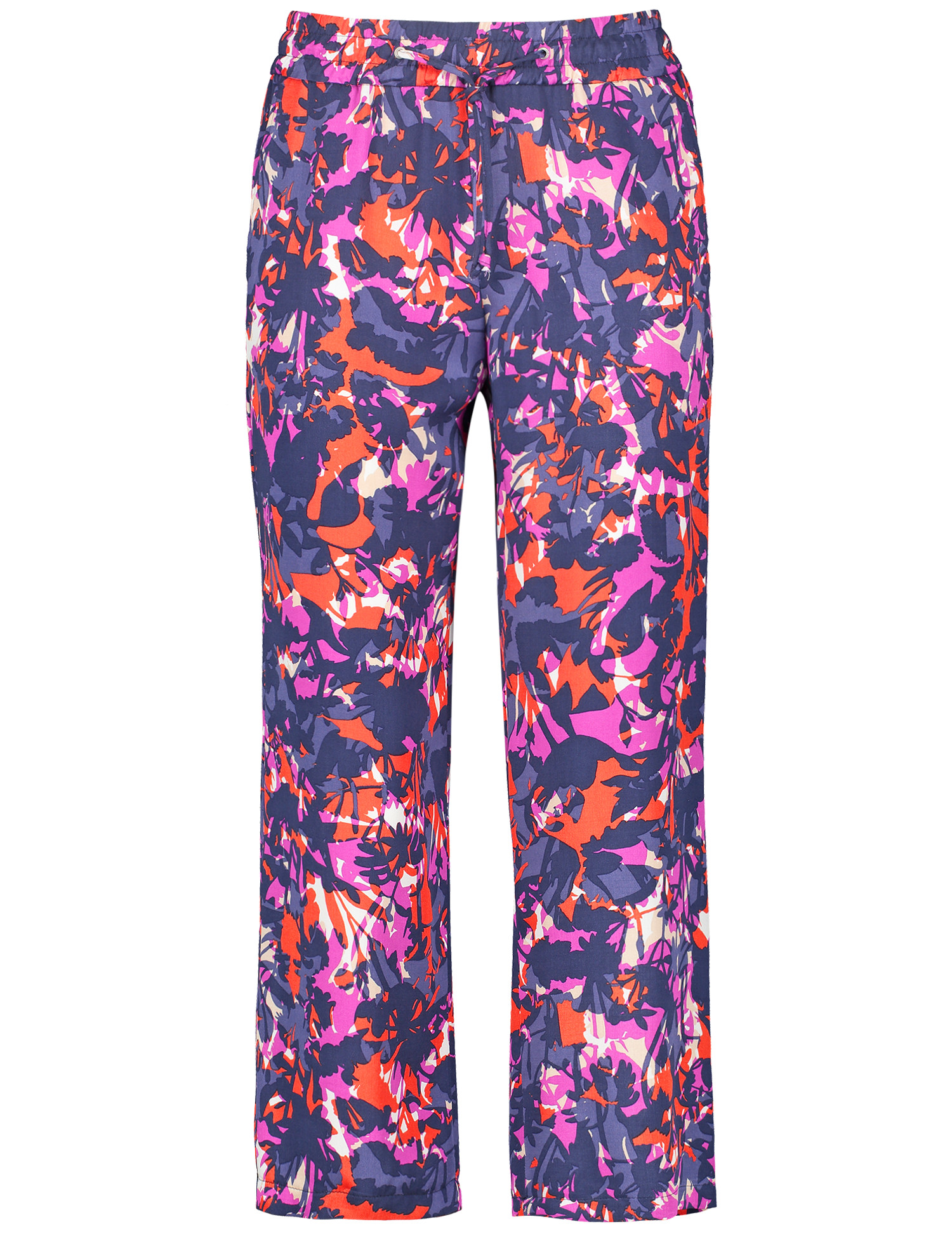 7/8 Hose Easy Fit mit floralem Muster