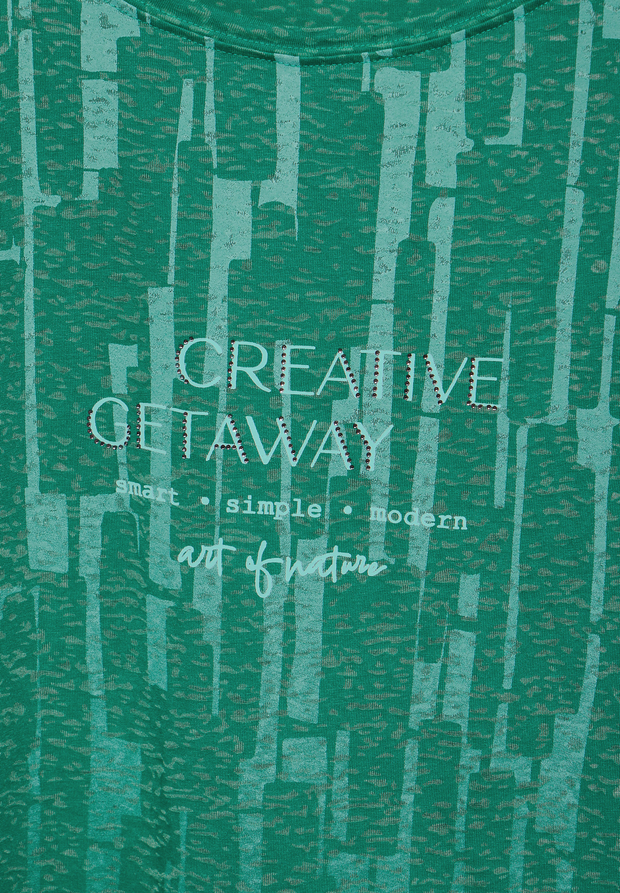 T-Shirt im Burn-Out Look