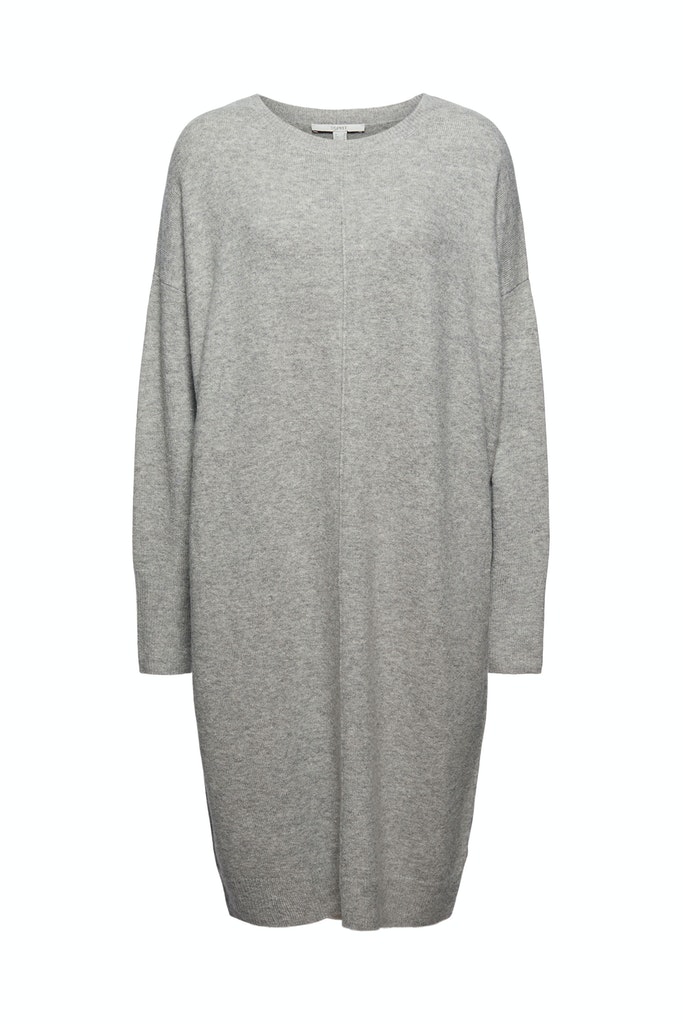 Mit Wolle: Strickkleid mit O-Shape