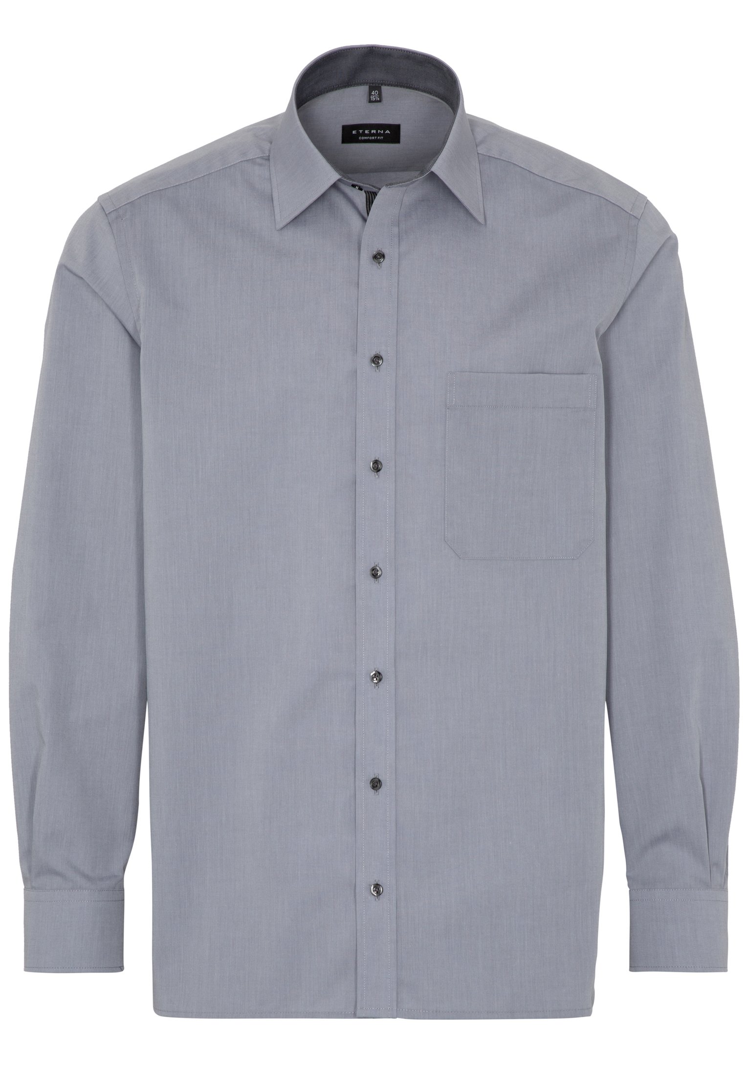 ETERNA LANGARM HEMD COMFORT FIT CHAMBRAY ETERNA LANGARM HEMD COMFORT FIT CHAMBRAY