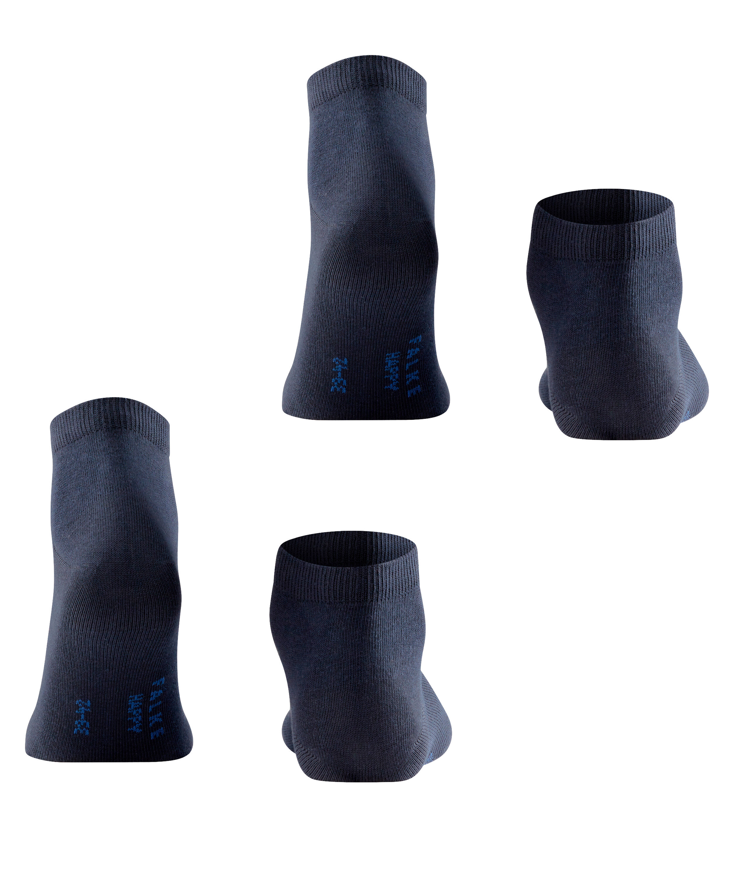 Sneakersocken Happy 2-Pack