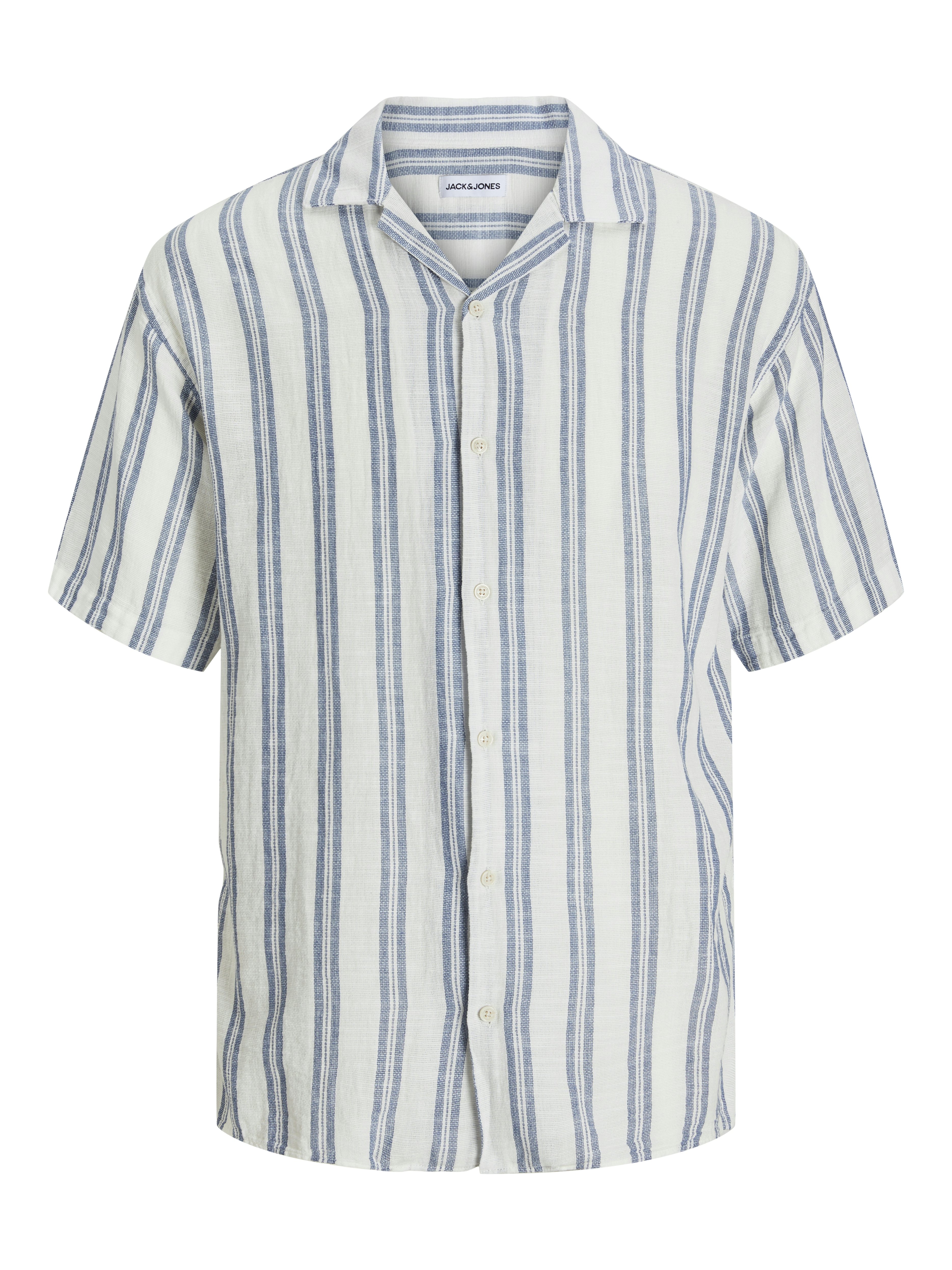 JJEENZO STRIPE RESORT SHIRT SS SN
