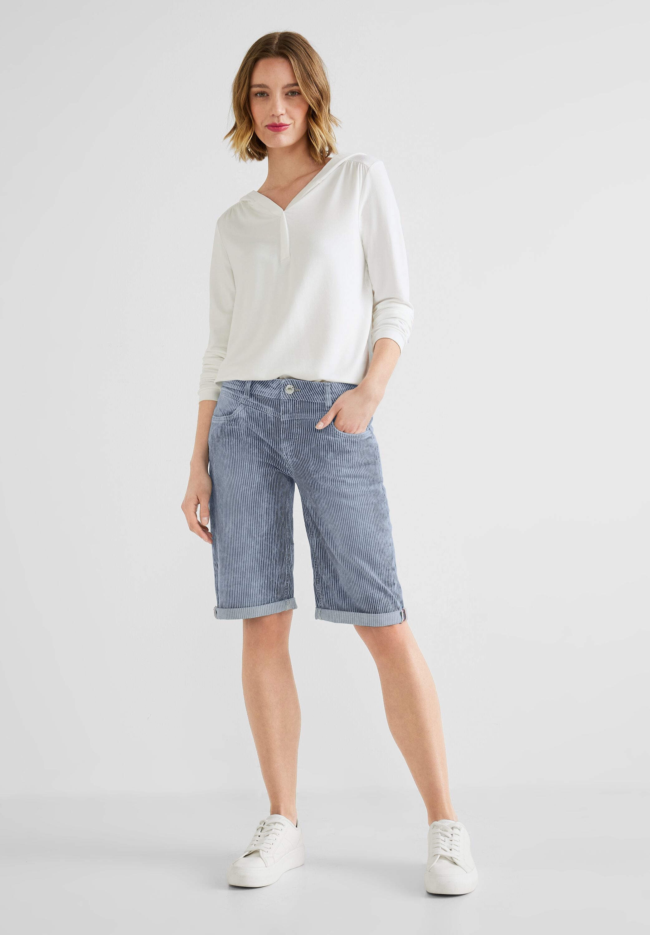 Casual Fit Jeansbermuda