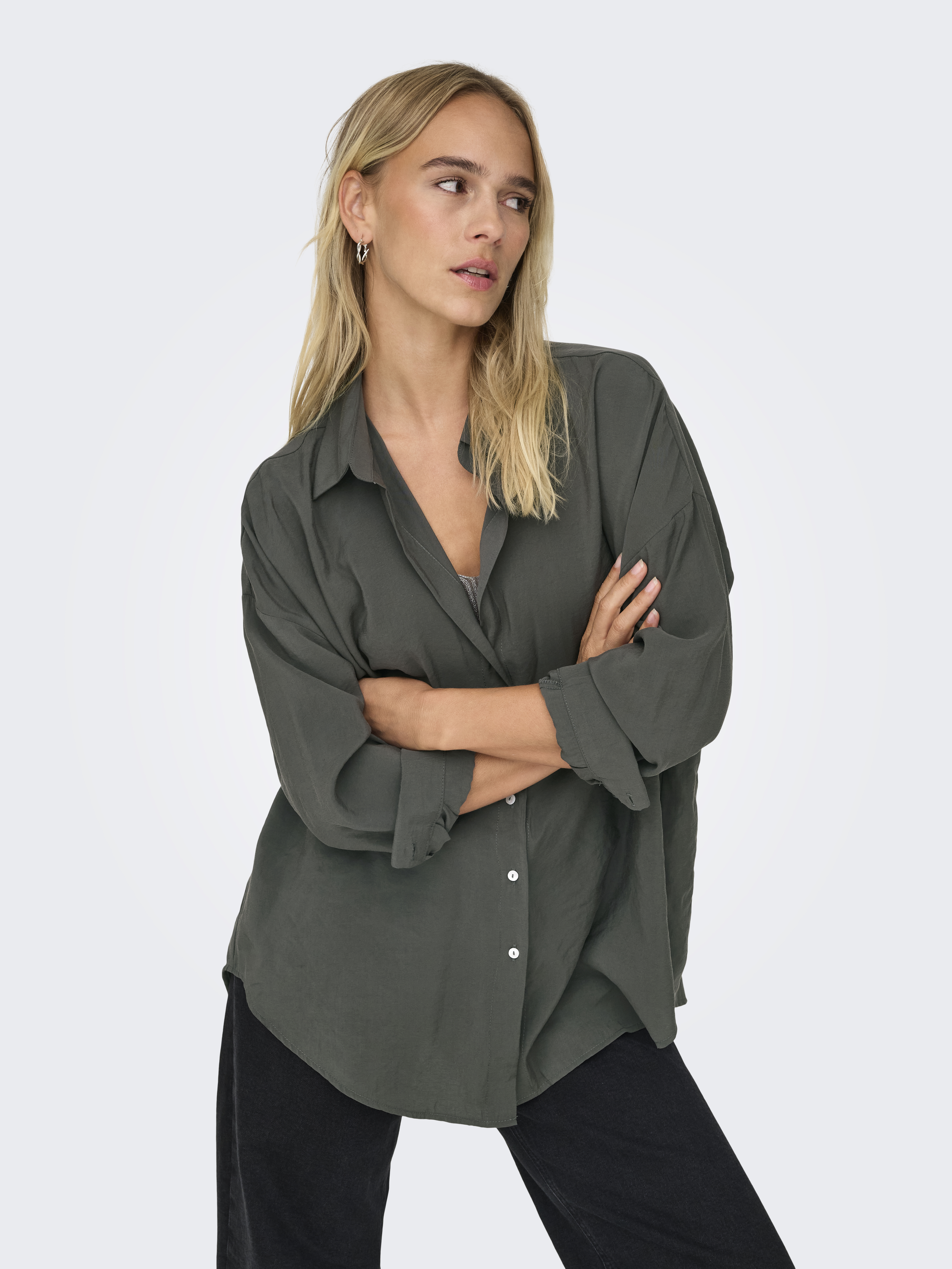 ONLZAZIMA L/S LOOSE SHIRT WVN NOOS