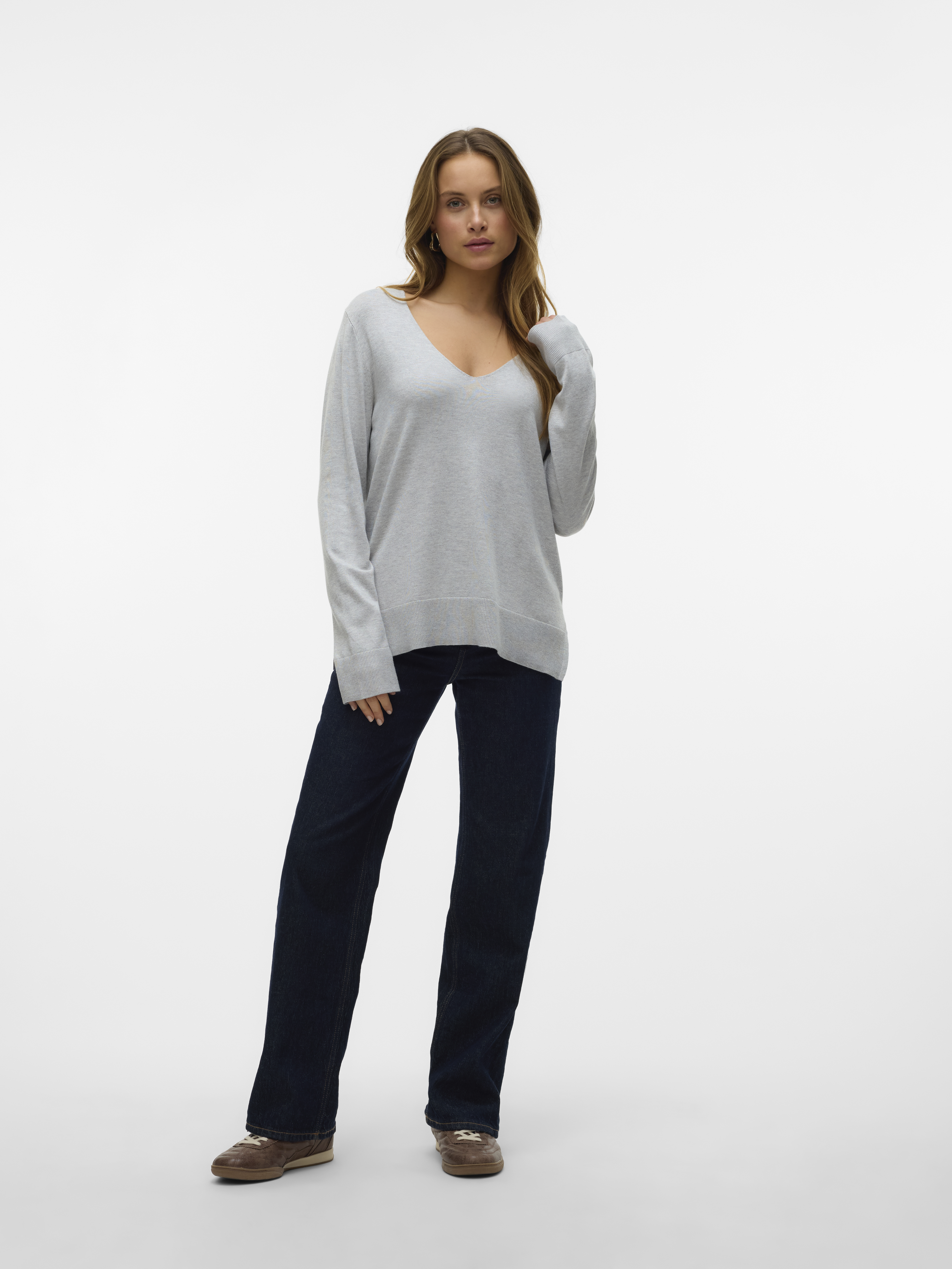 VMSILJE LS V-NECK PULLOVER GA NOOS