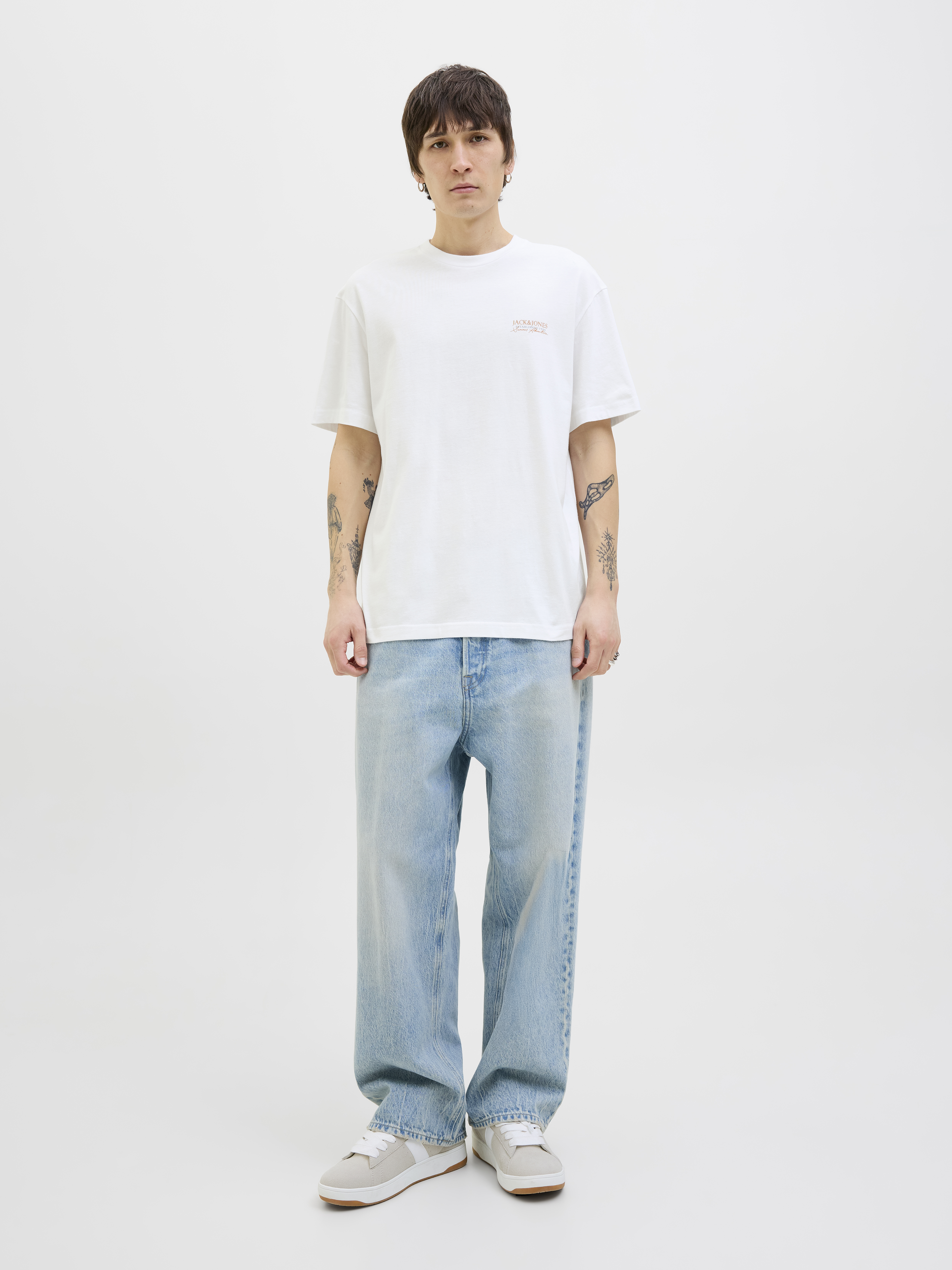 JJSUMMER VIBES TEE SS CREW NECK LN
