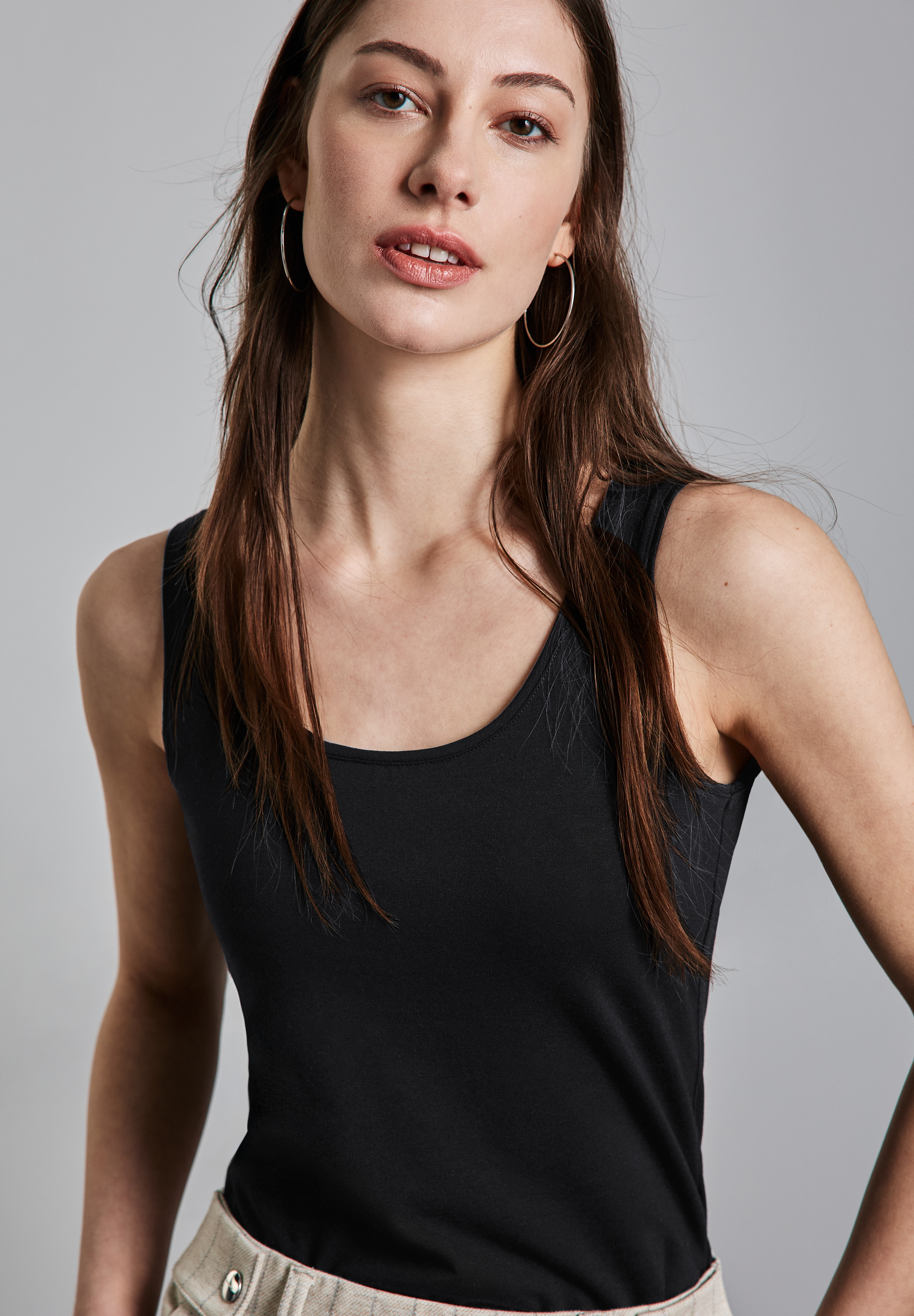 Basic Top in Unifarbe