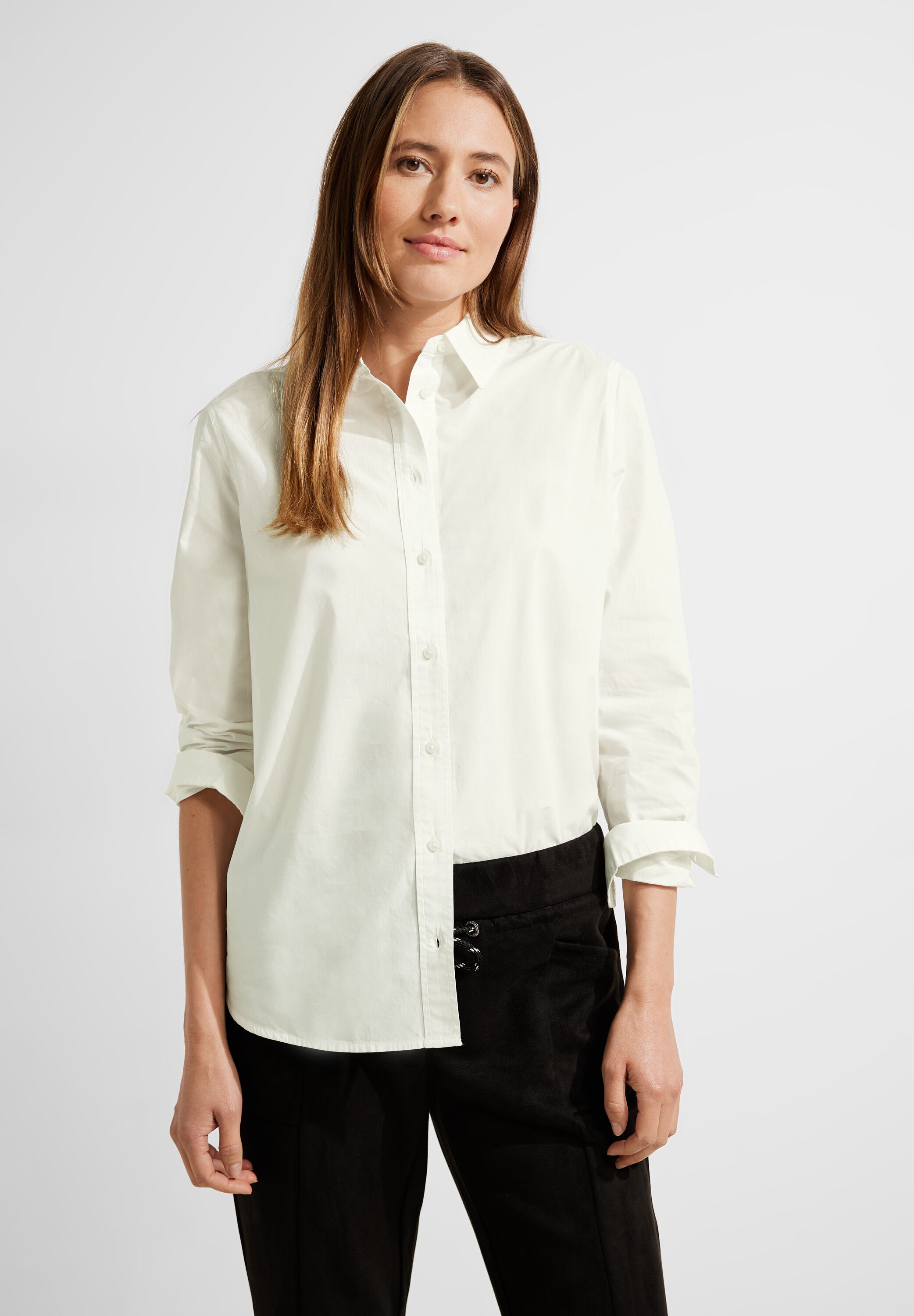 Lange Bluse aus Baumwolle