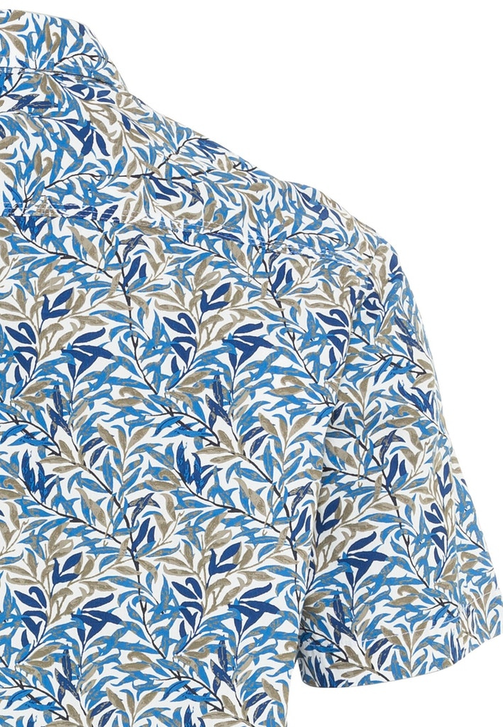 Kurzarm Hemd mit Allover Print