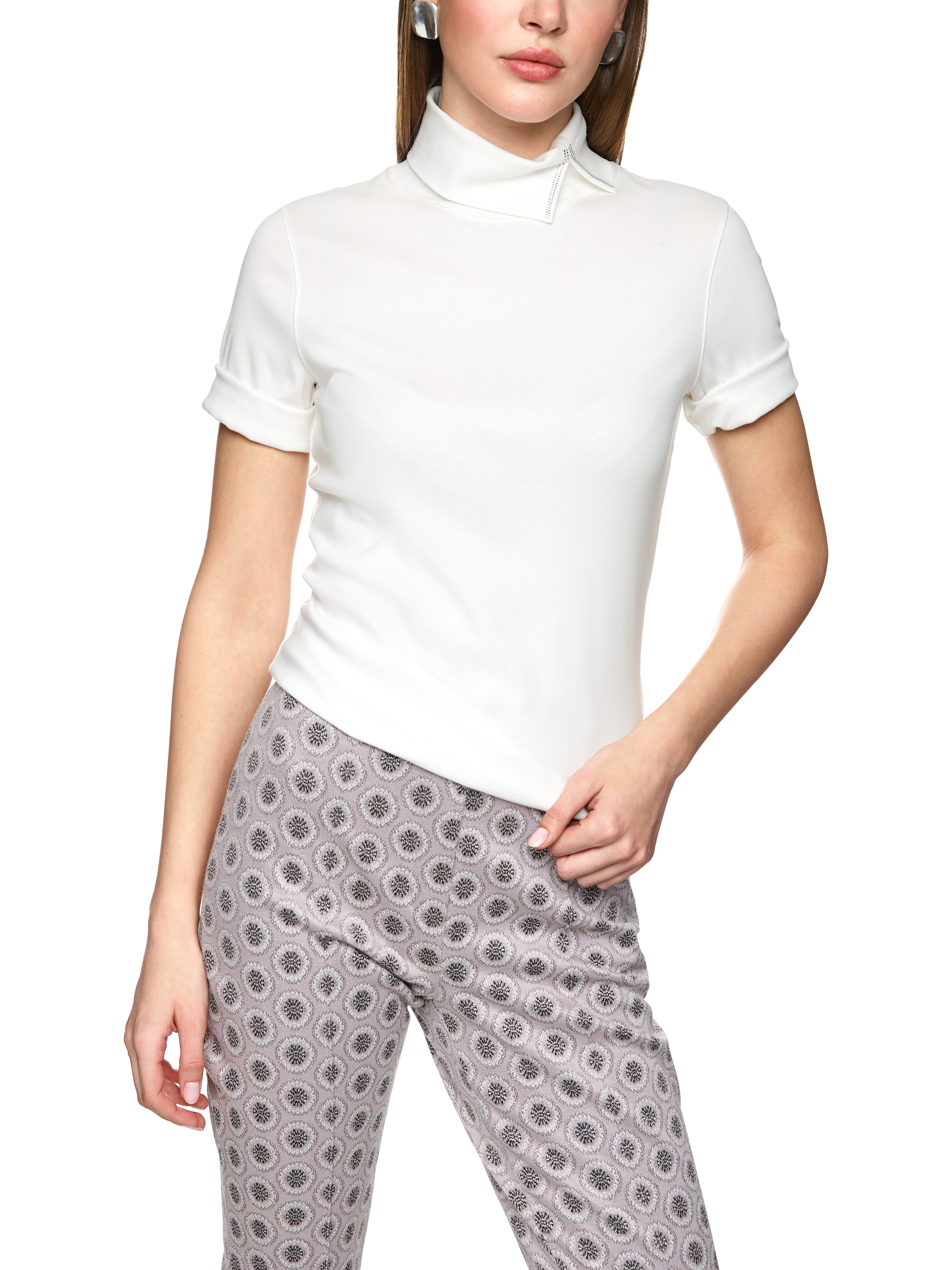 T-Shirt mit Rollkragen