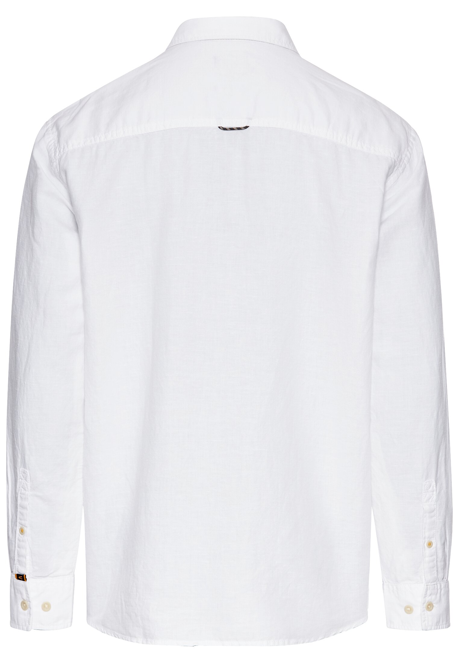 Langarm-Leinenhemd mit Soft-Wash-Veredelung