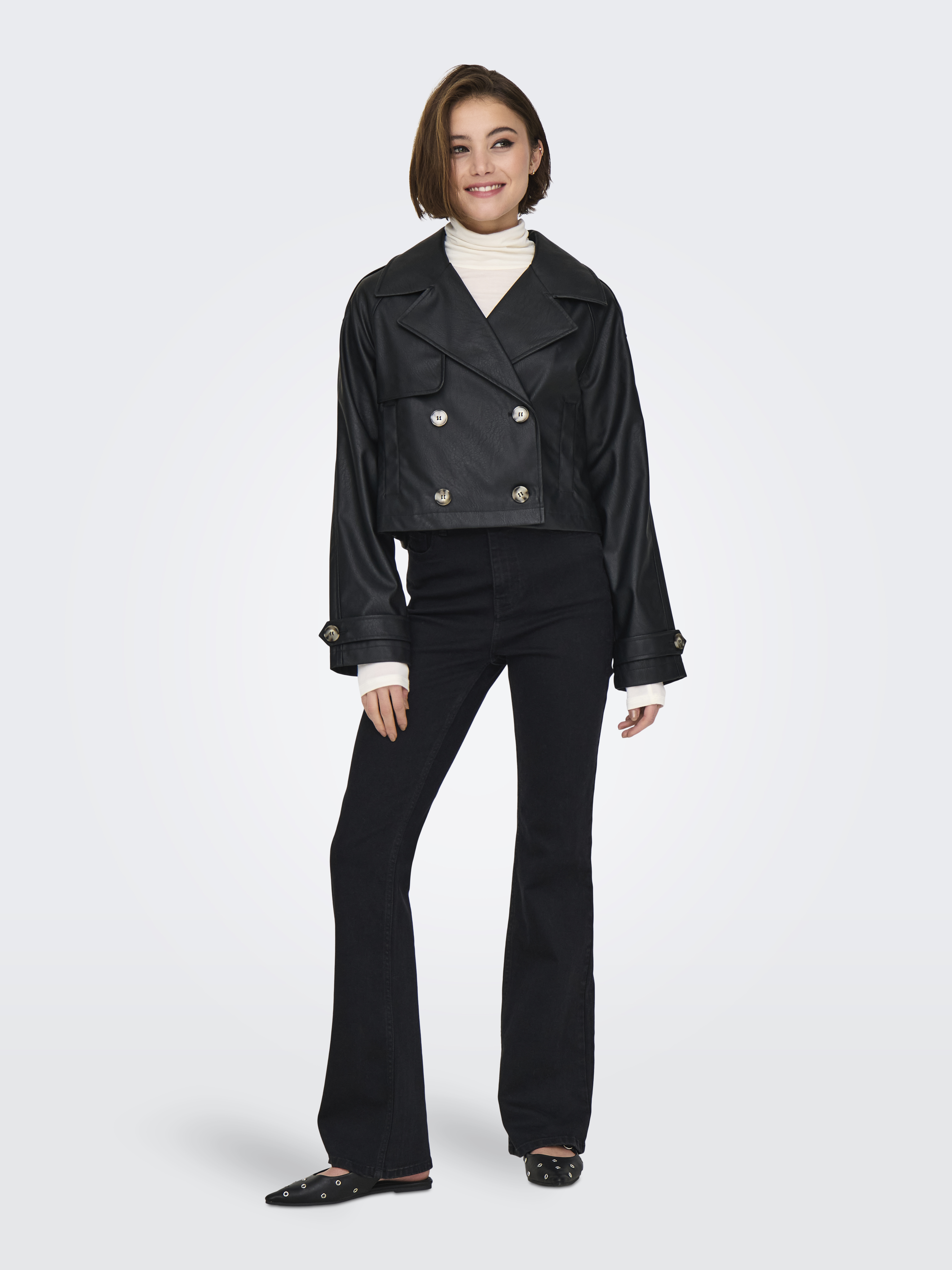 ONLAMIA FAUX LEATHER JACKET CC OTW