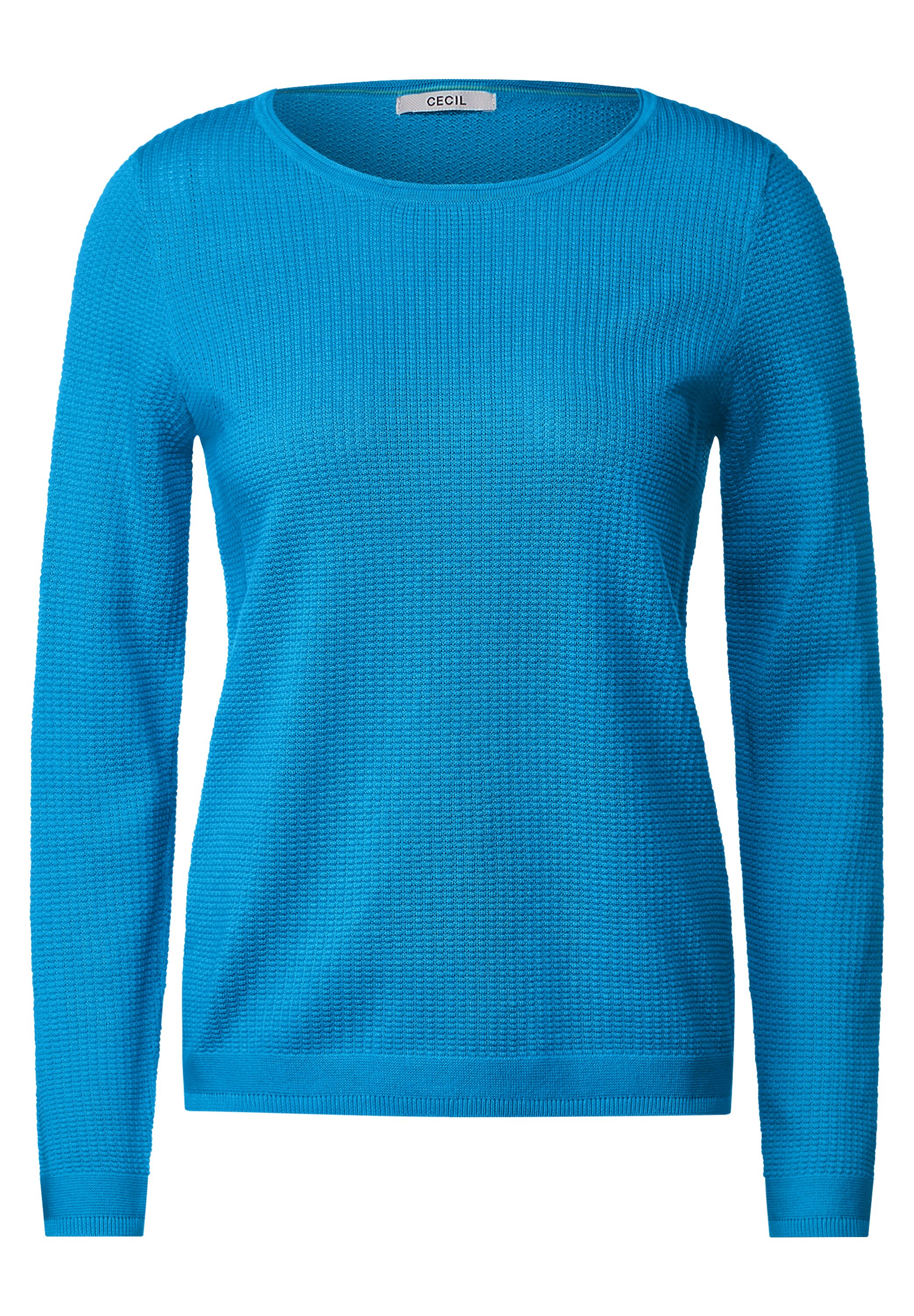 Basic Pullover mit Struktur
