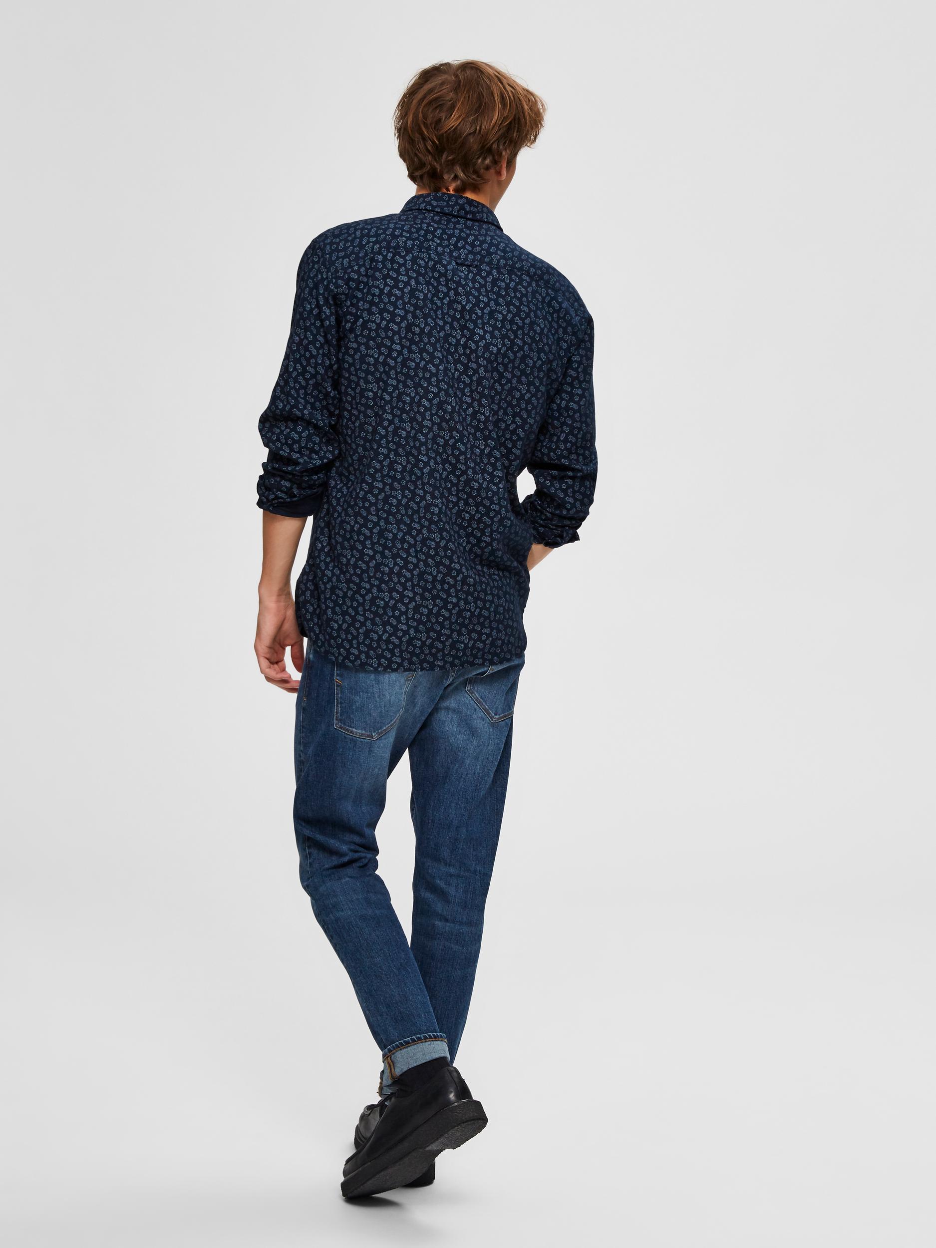 SLHSLIMSEAMUS-CAMP SHIRT LS MIX W