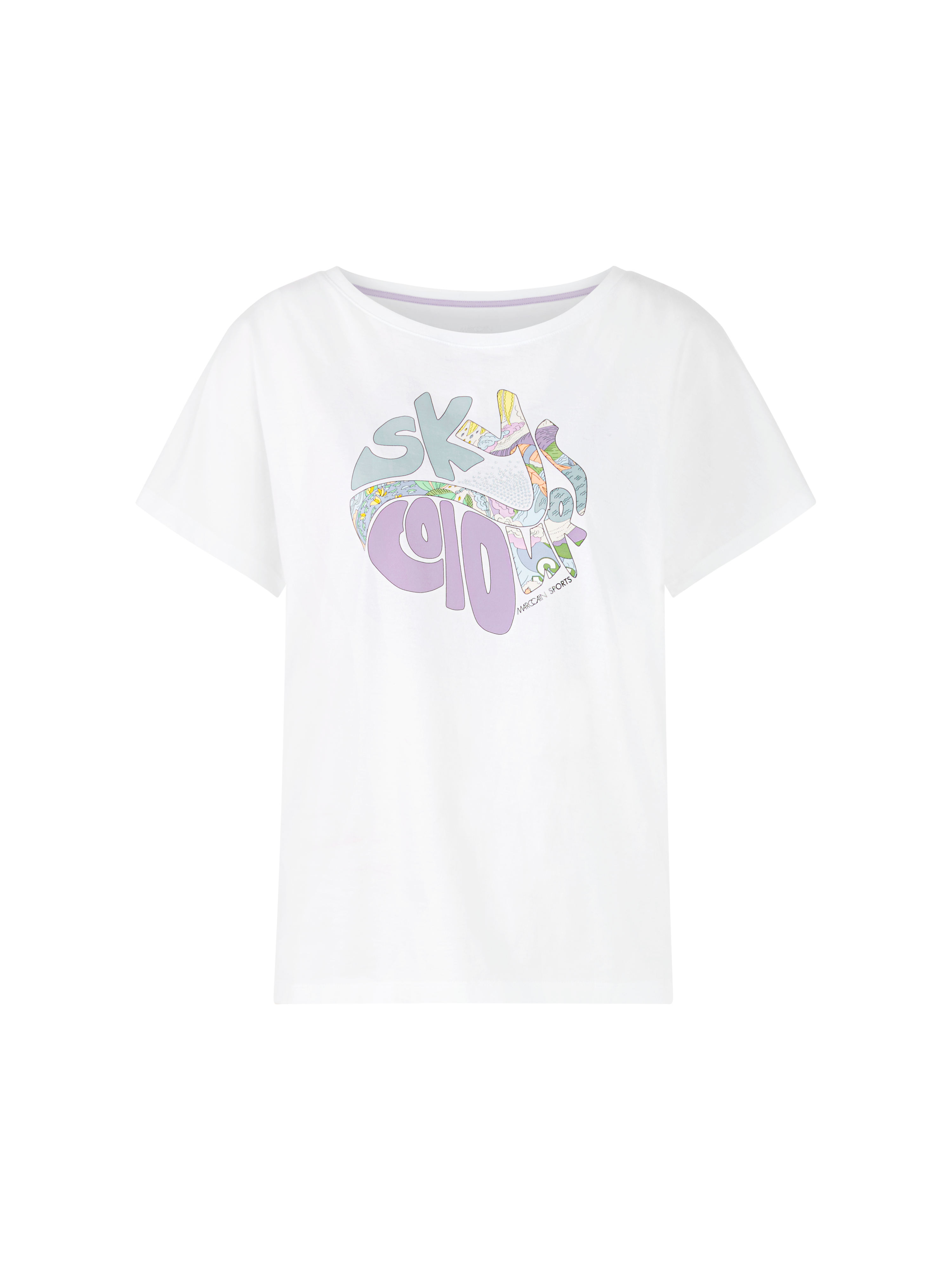 "Rethink Together" T-Shirt mit Strass