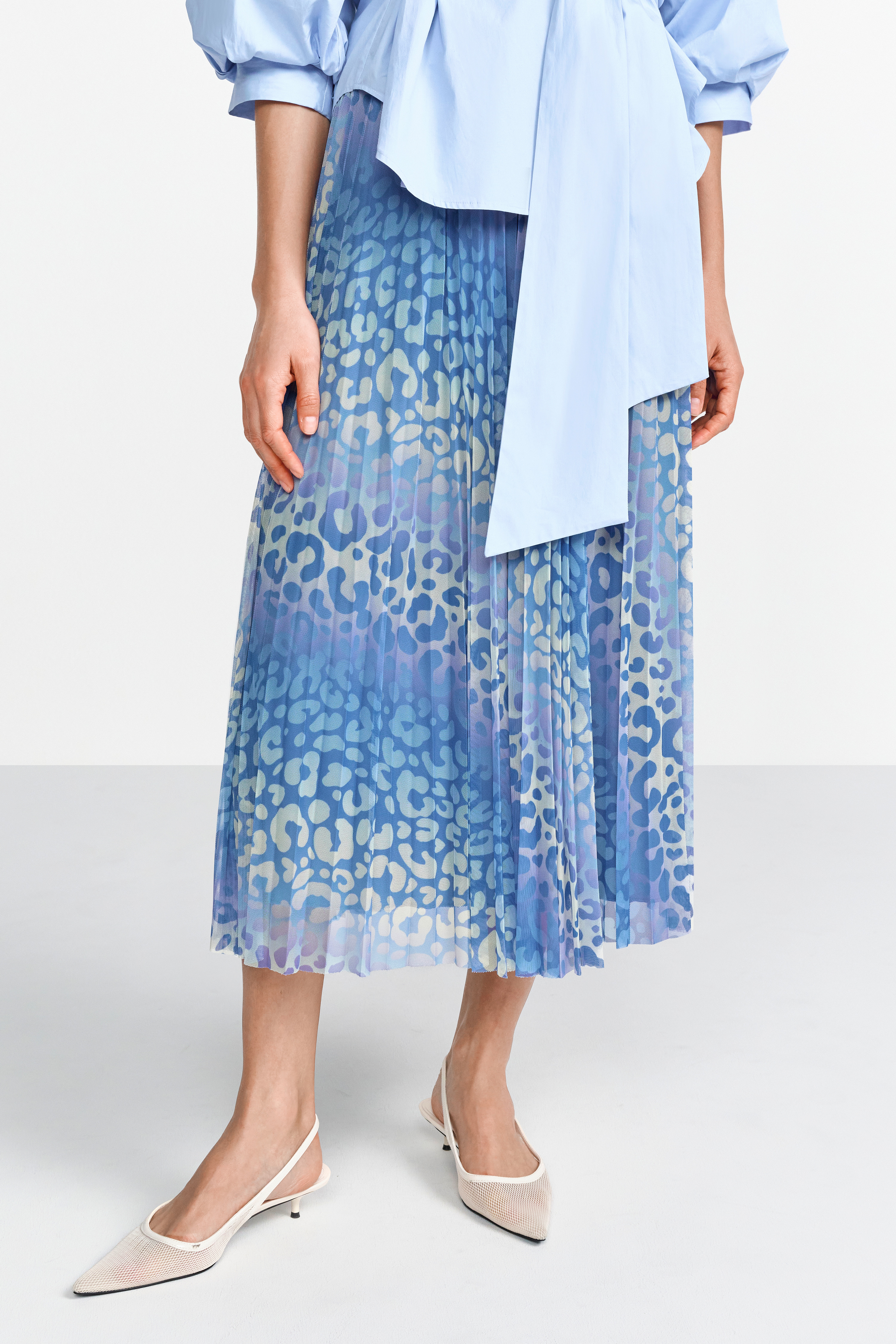 Printed Tulle Skirt