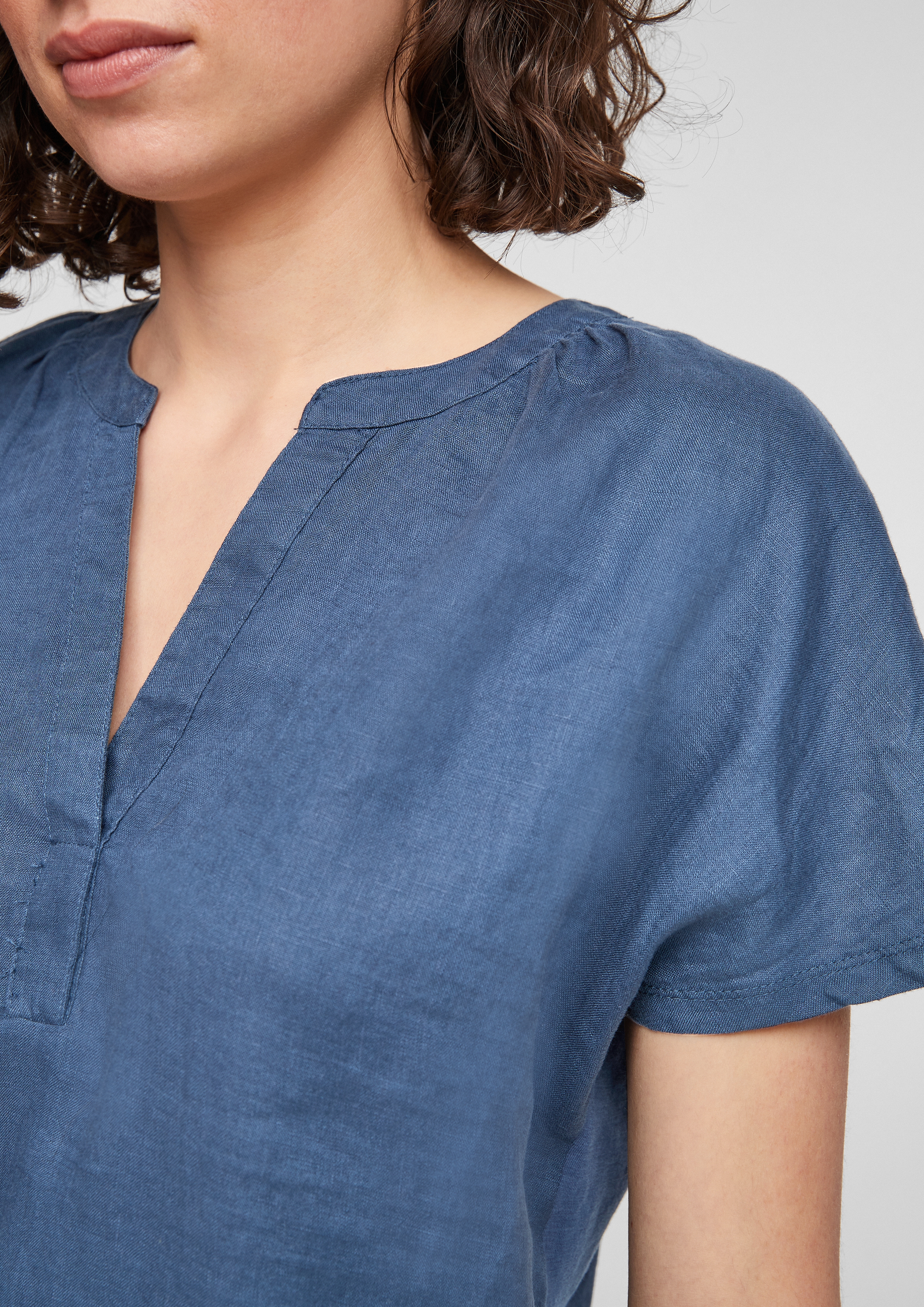 Materialmix-Shirt