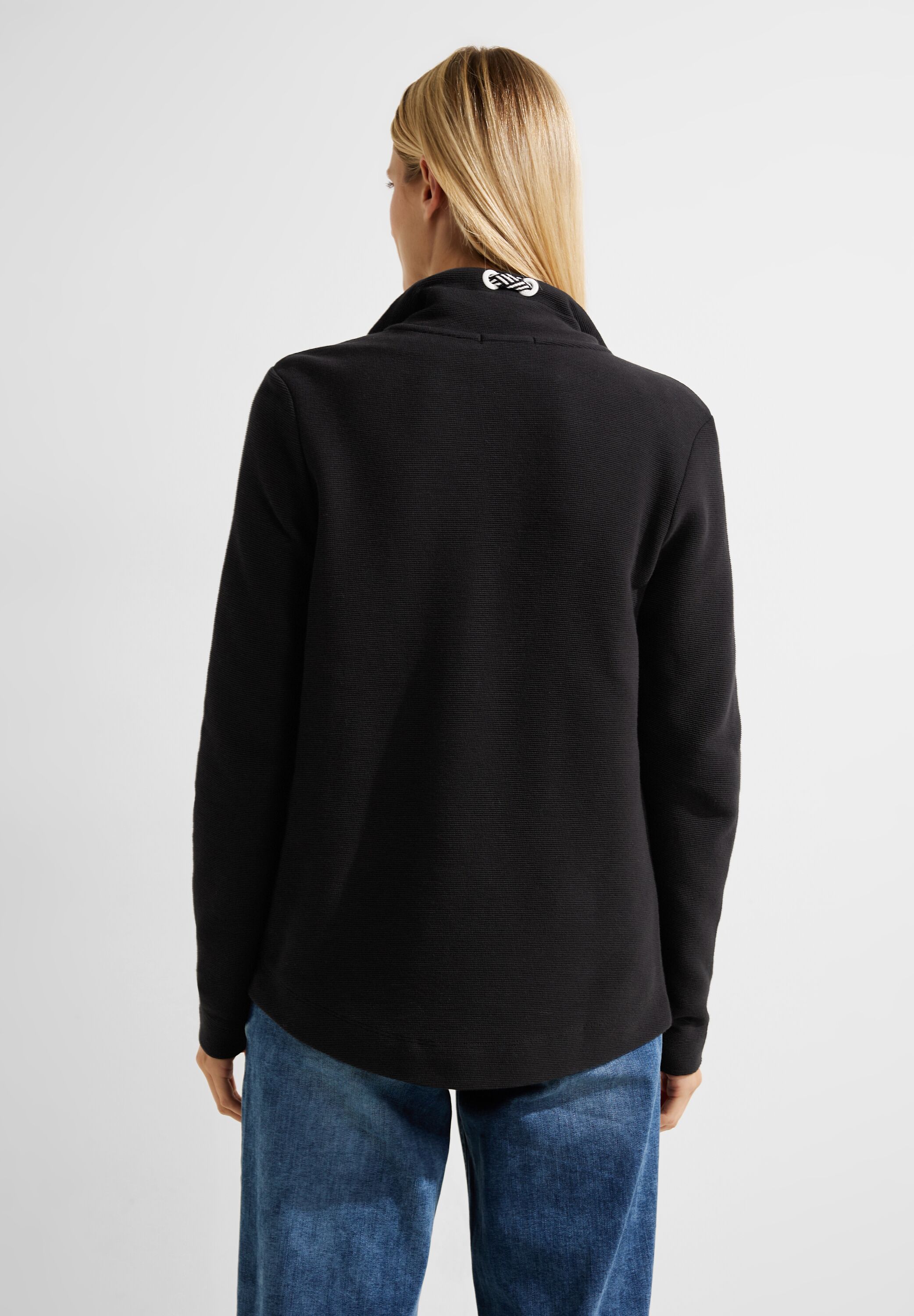 Strukturierte Shirtjacke